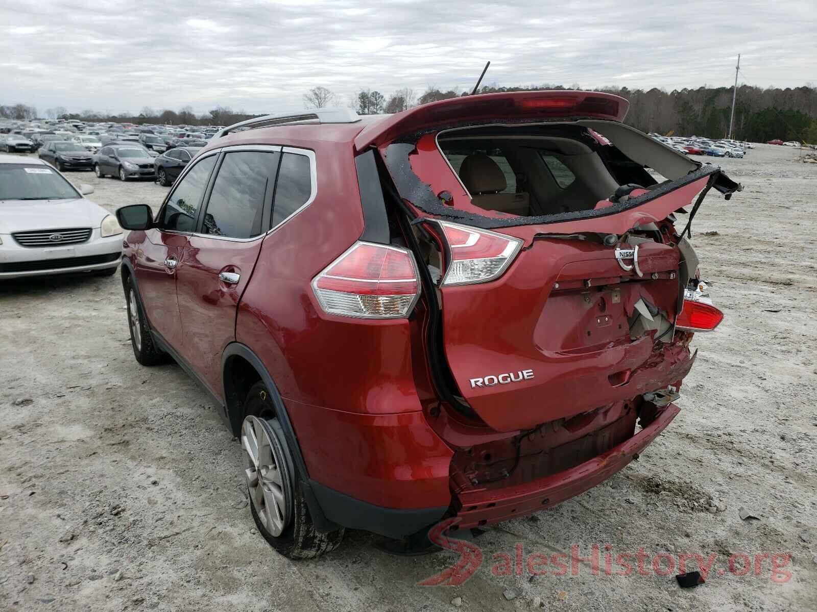 KNMAT2MT8GP598304 2016 NISSAN ROGUE