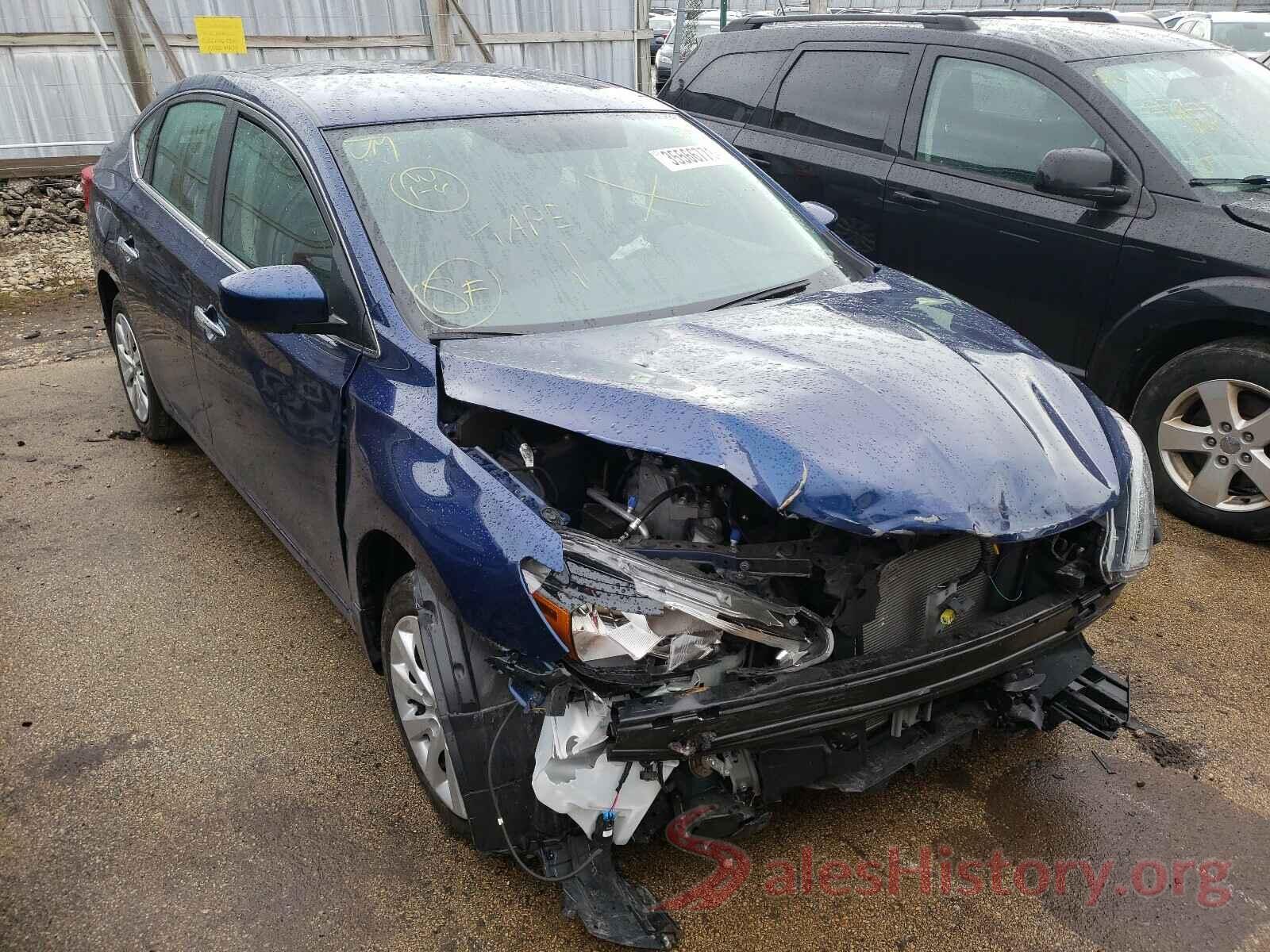 3N1AB7AP1KY403614 2019 NISSAN SENTRA