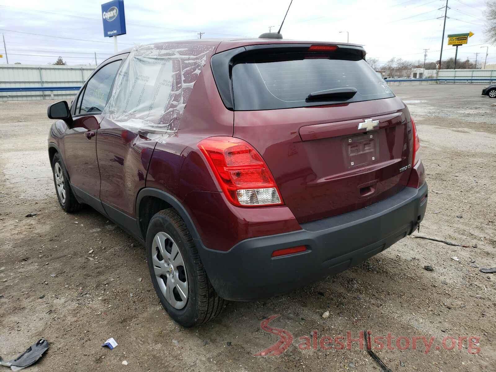 3GNCJKSB3GL262040 2016 CHEVROLET TRAX