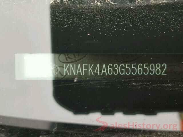 KNAFK4A63G5565982 2016 KIA FORTE