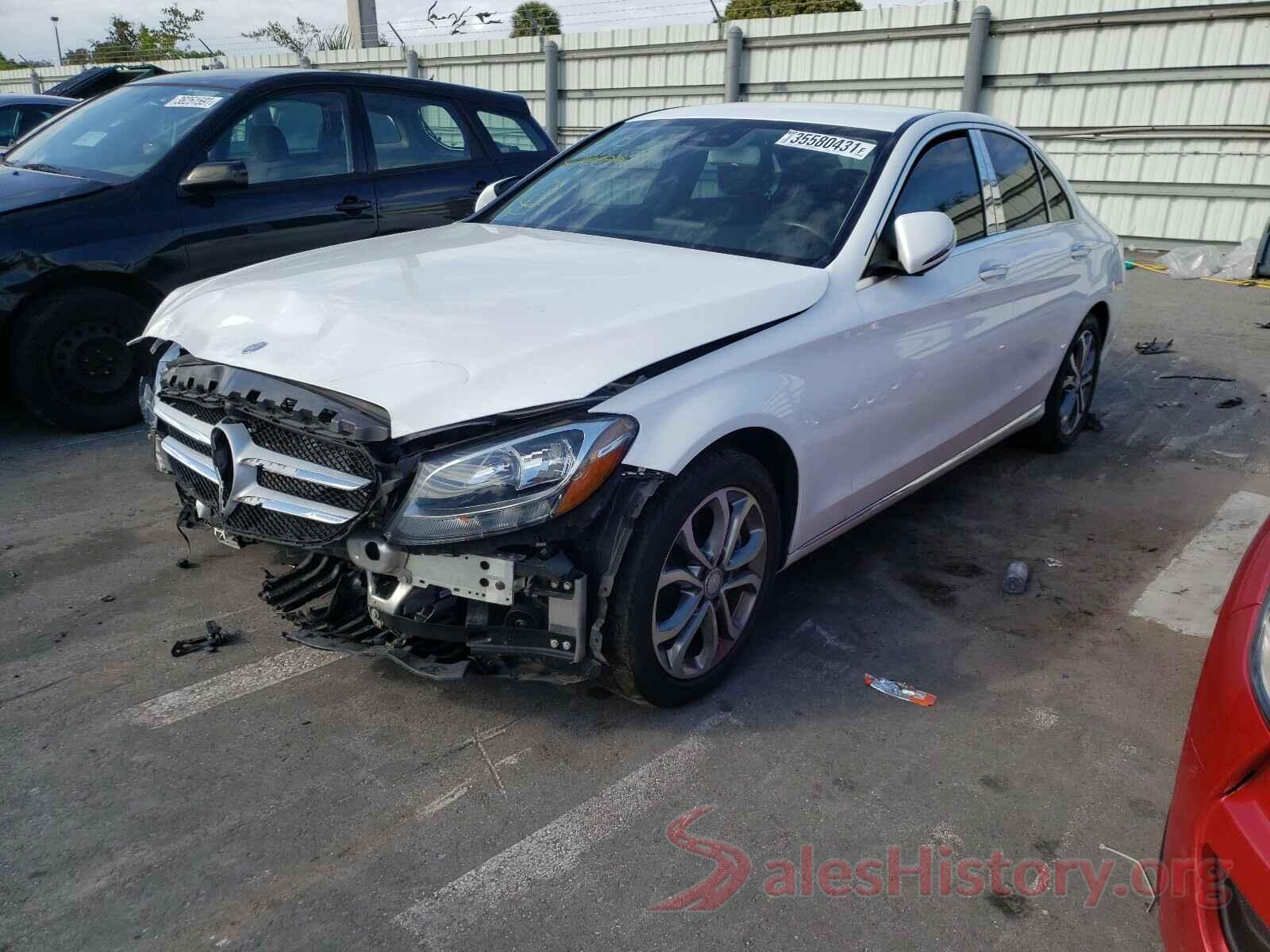 55SWF4JB3GU153661 2016 MERCEDES-BENZ C CLASS