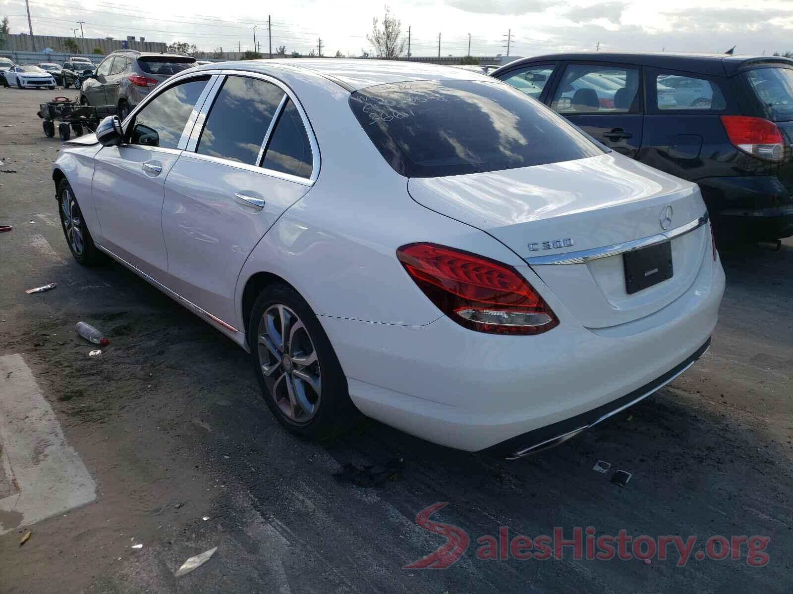 55SWF4JB3GU153661 2016 MERCEDES-BENZ C CLASS