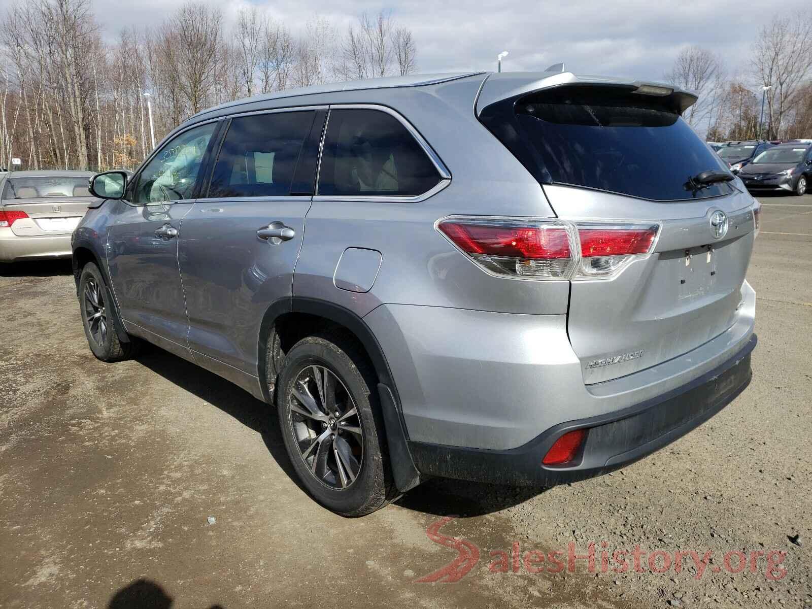 5TDJKRFH4GS278844 2016 TOYOTA HIGHLANDER