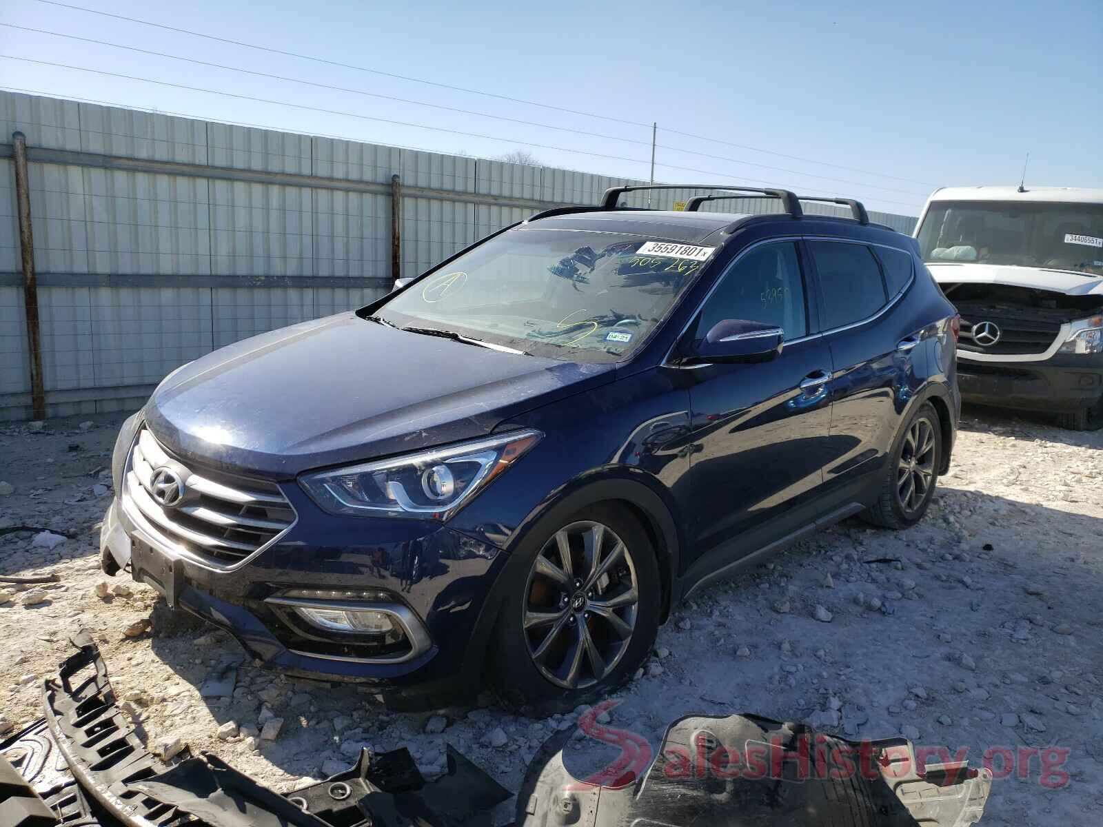 5XYZW4LA6JG505263 2018 HYUNDAI SANTA FE