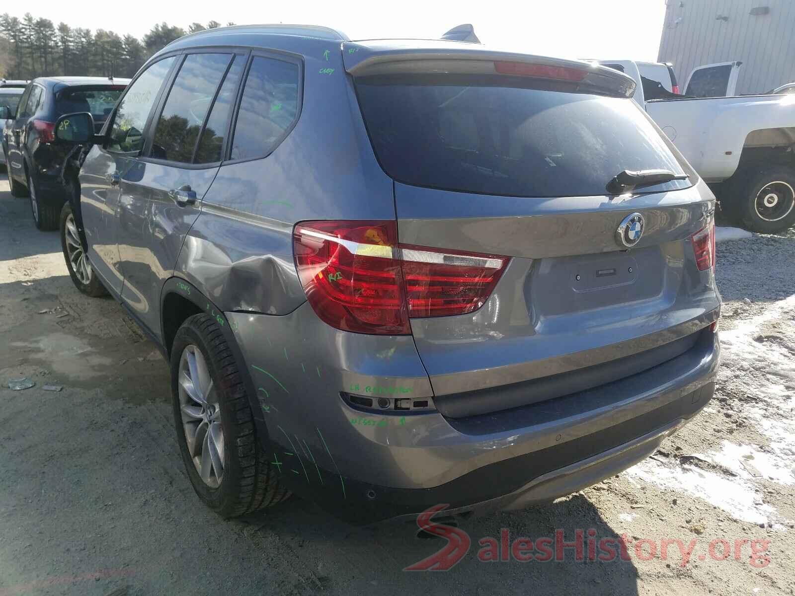 5UXWY3C5XG0N86811 2016 BMW X3