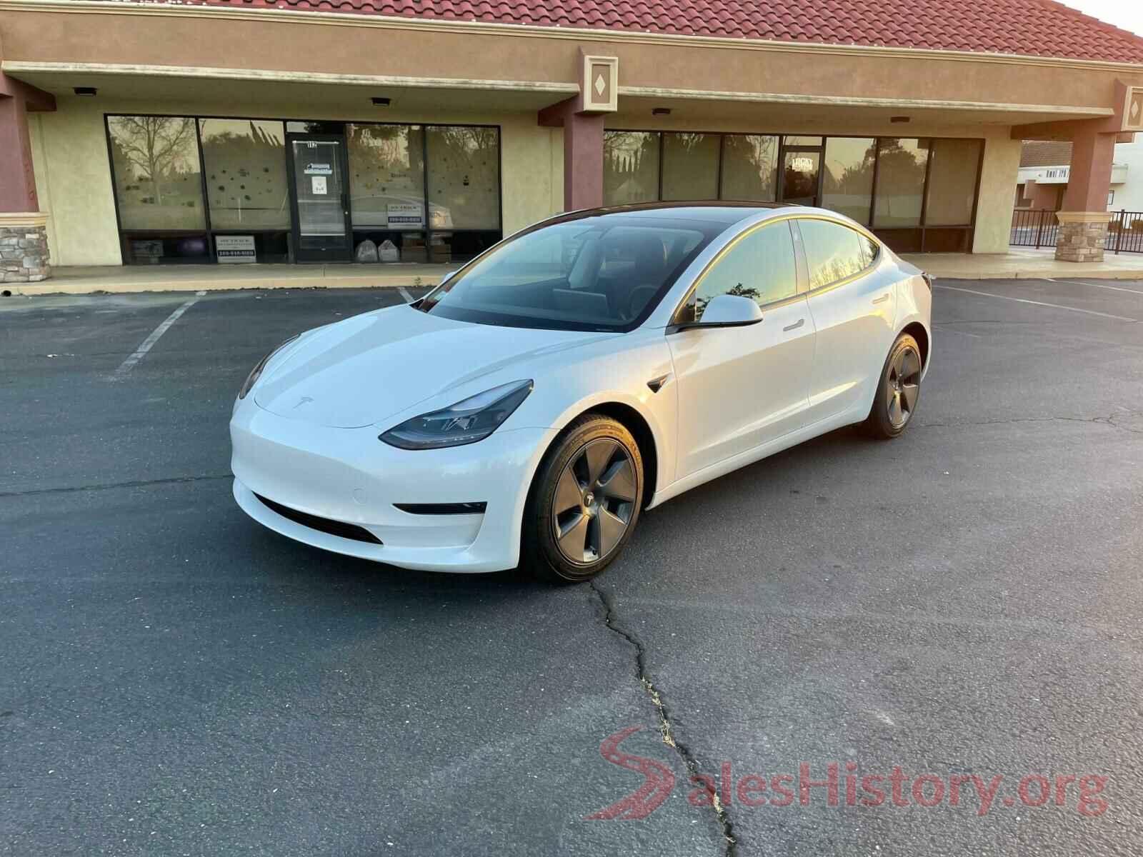 5YJ3E1EA6MF873863 2021 TESLA MODEL 3