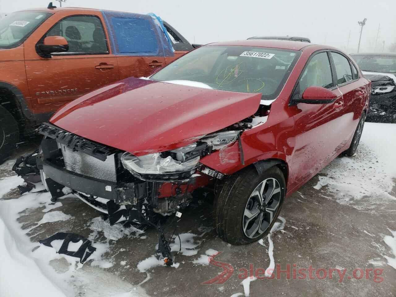 3KPF24AD8KE035814 2019 KIA FORTE