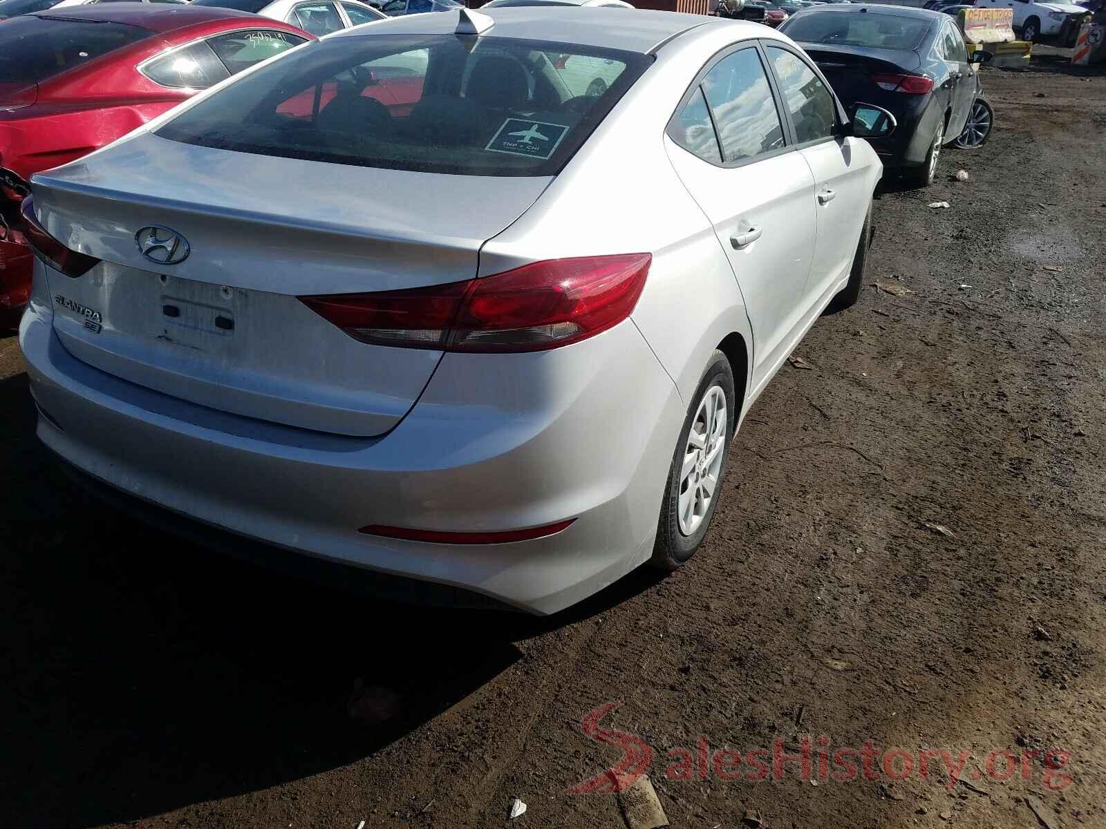 5NPD74LF6HH166400 2017 HYUNDAI ELANTRA