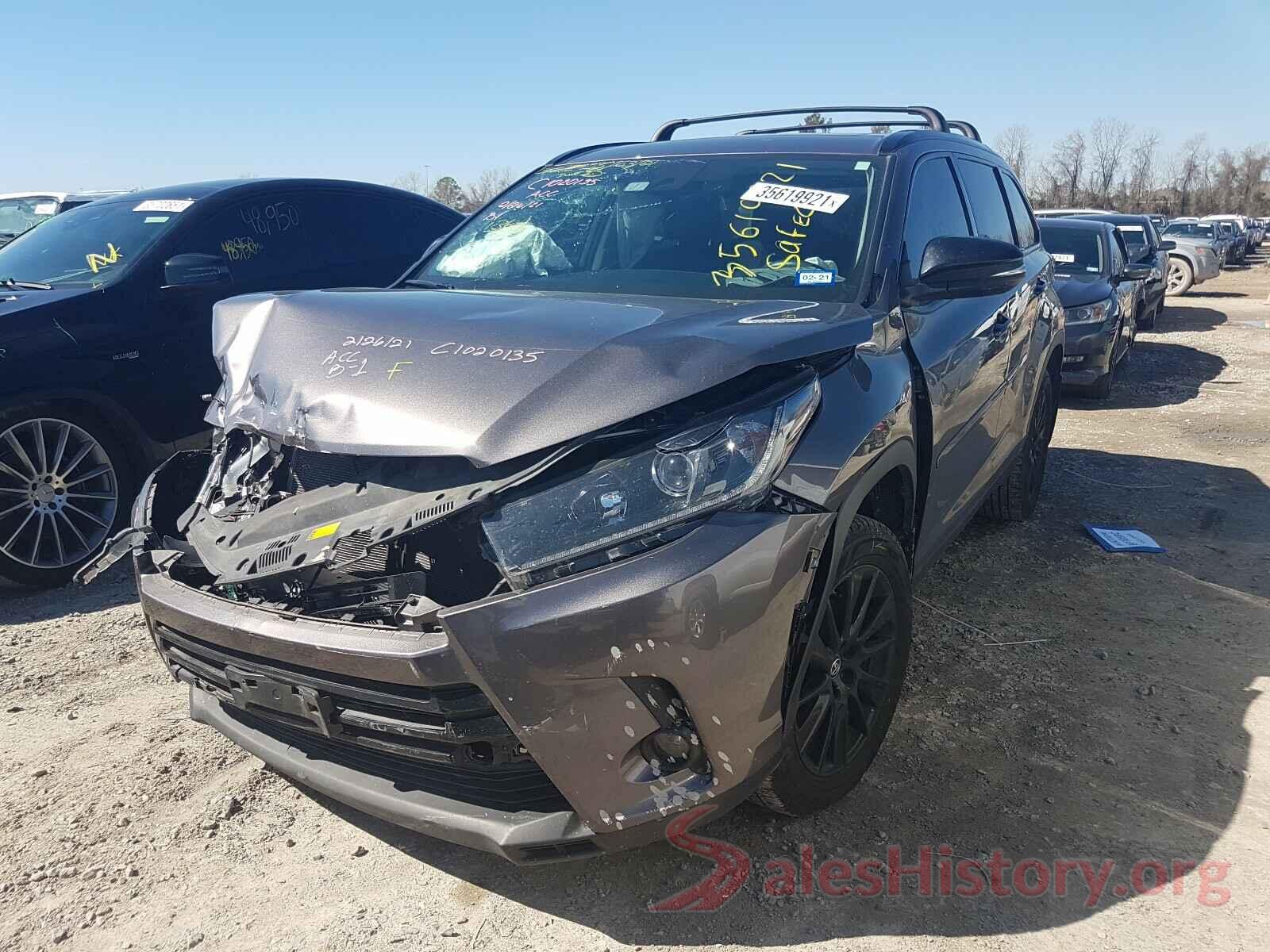 5TDKZRFH5KS314050 2019 TOYOTA HIGHLANDER