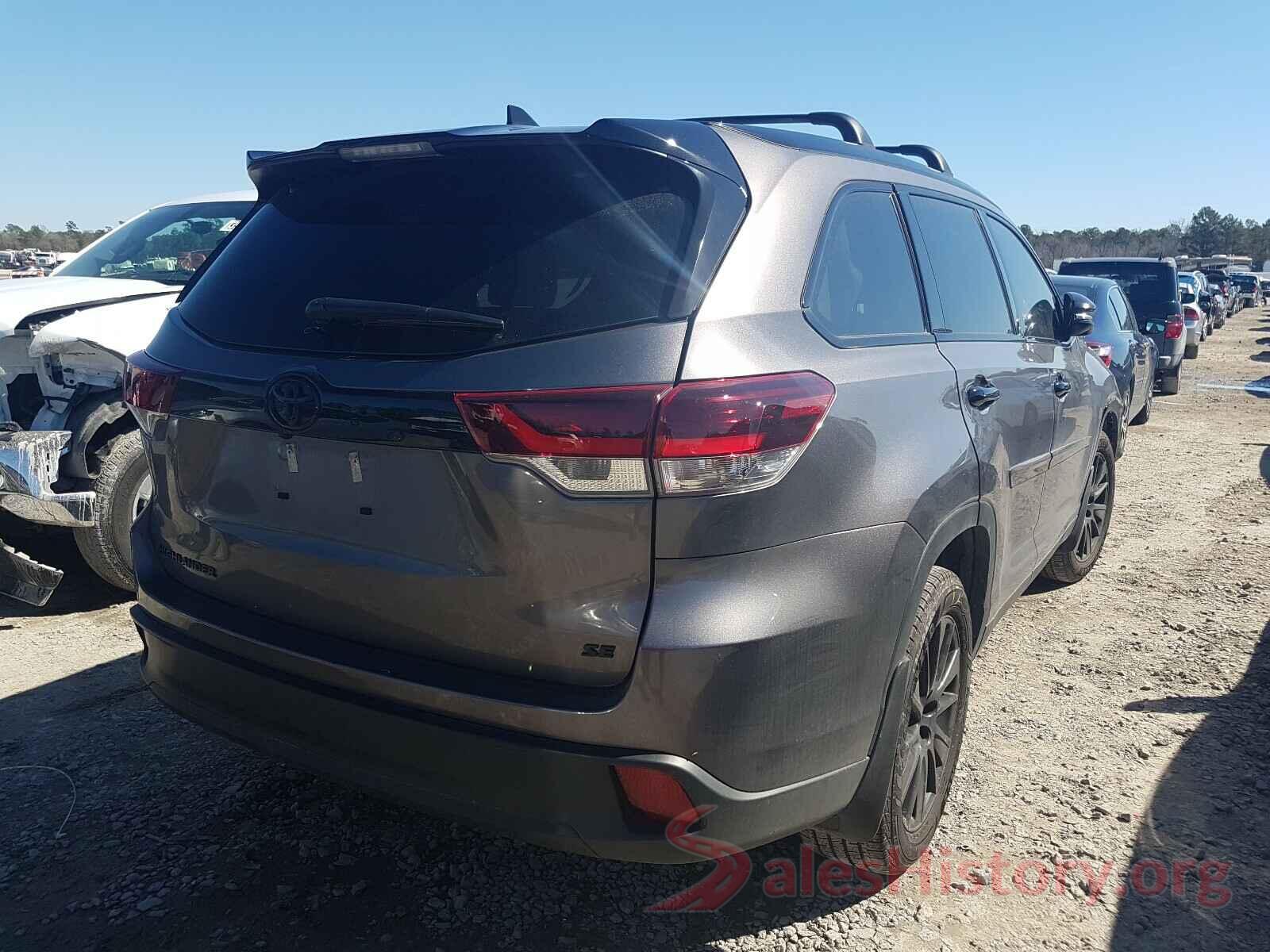 5TDKZRFH5KS314050 2019 TOYOTA HIGHLANDER