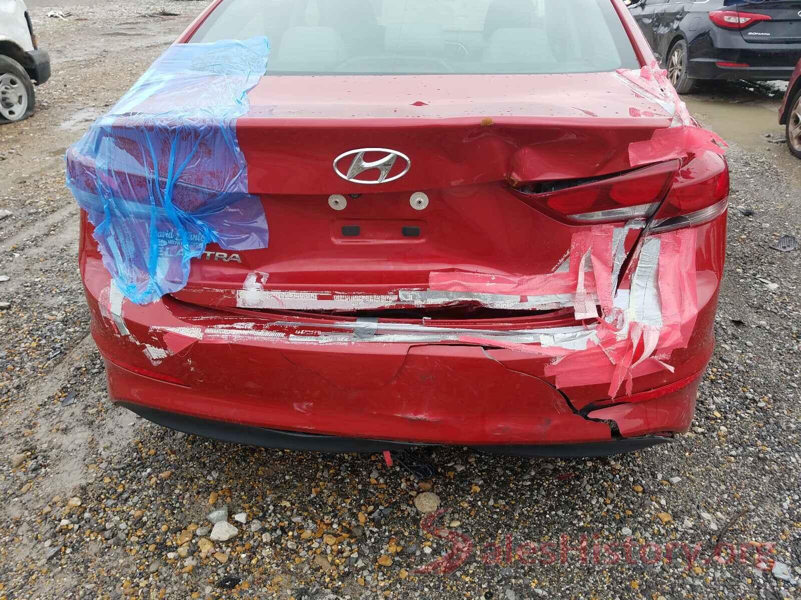 5NPD84LF7JH299380 2018 HYUNDAI ELANTRA