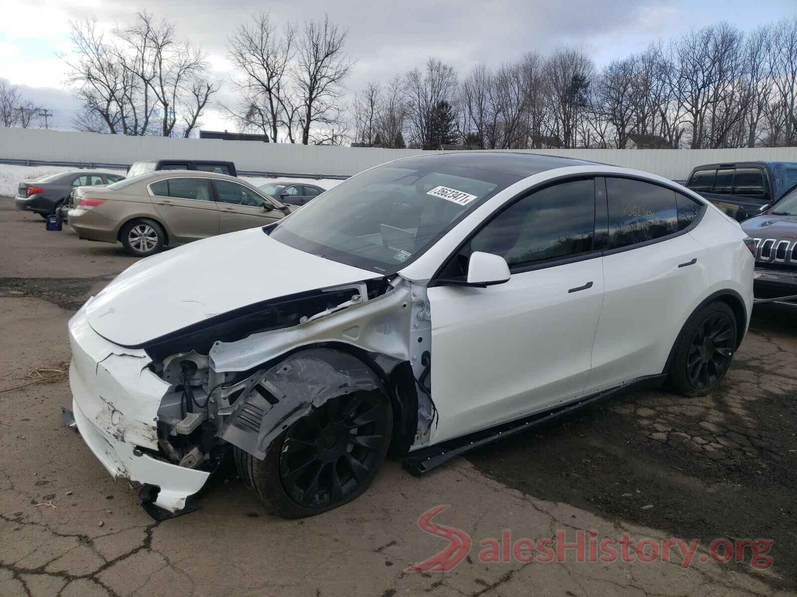 5YJYGDEE3MF089824 2021 TESLA MODEL Y