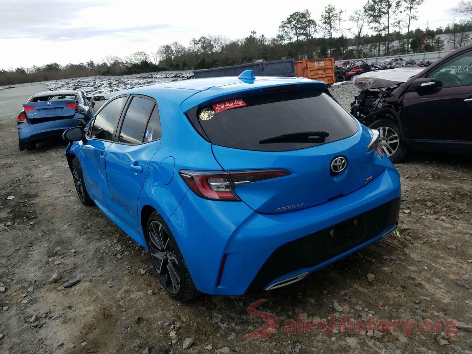 JTNK4RBE1K3062952 2019 TOYOTA COROLLA