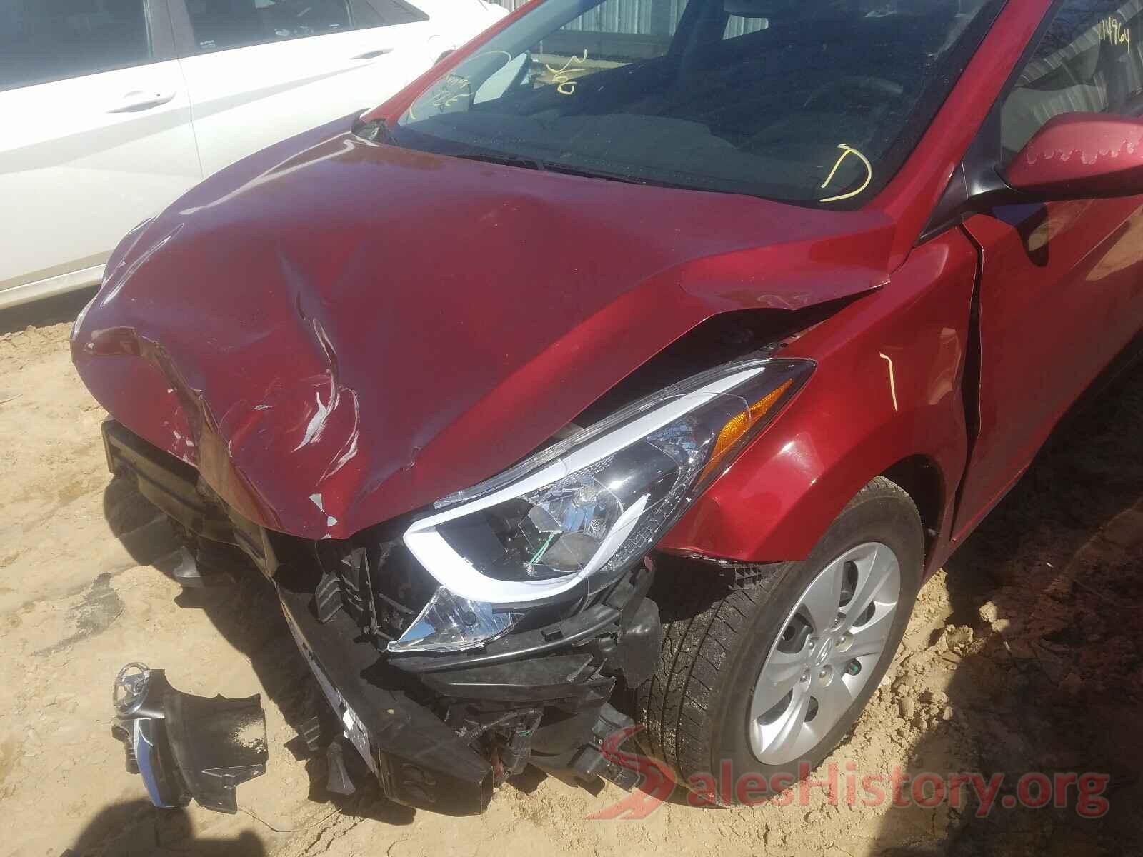 5NPDH4AE0GH720200 2016 HYUNDAI ELANTRA