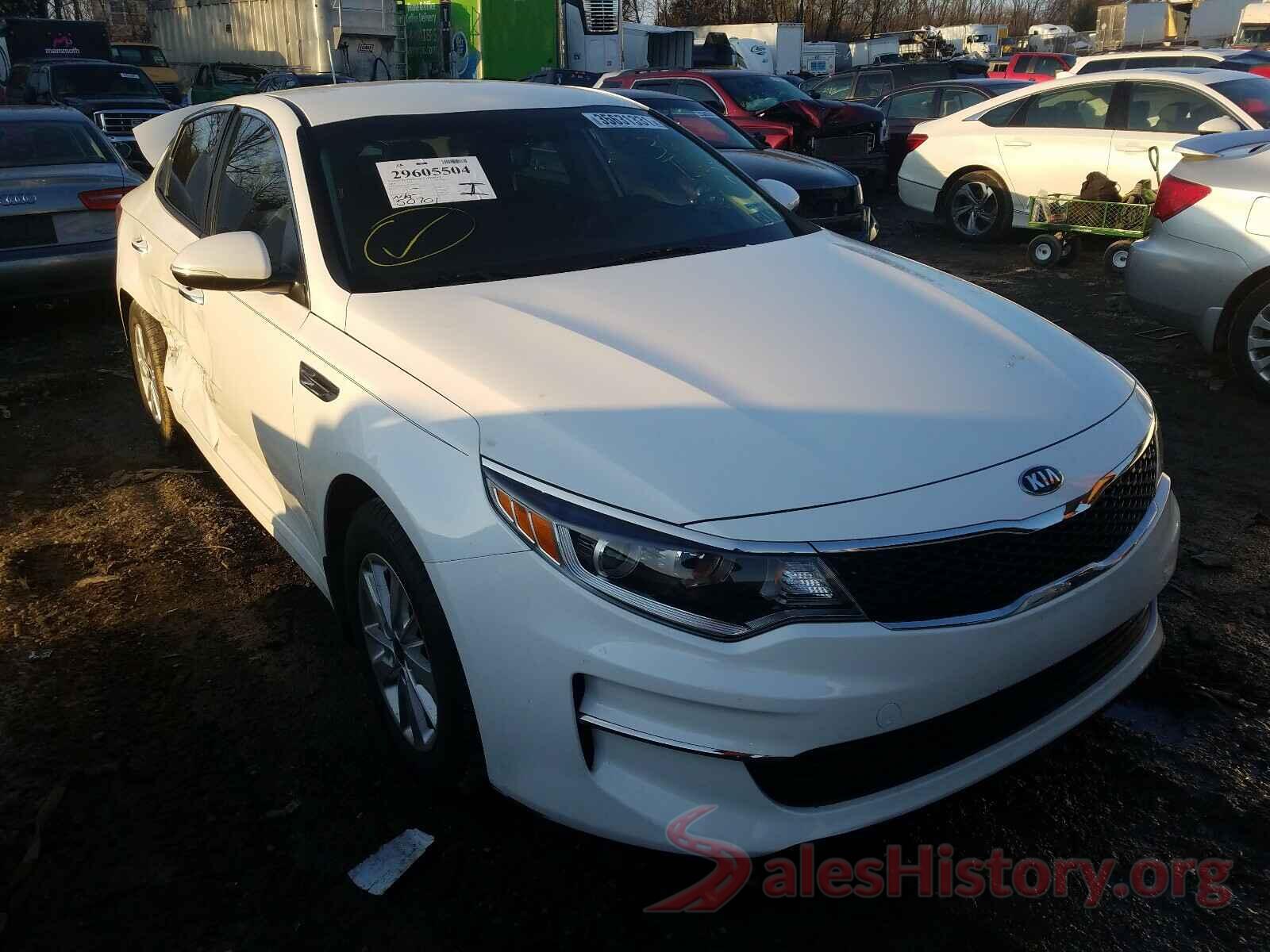 KNAGT4L3XG5091002 2016 KIA OPTIMA