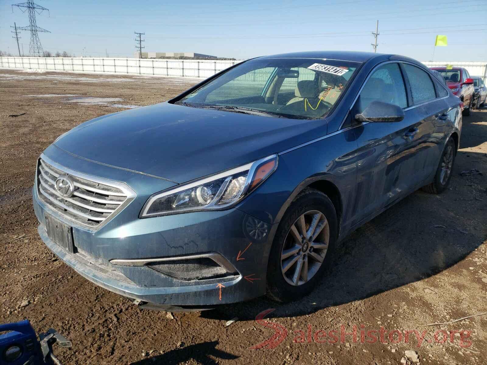 5NPE24AFXHH533451 2017 HYUNDAI SONATA