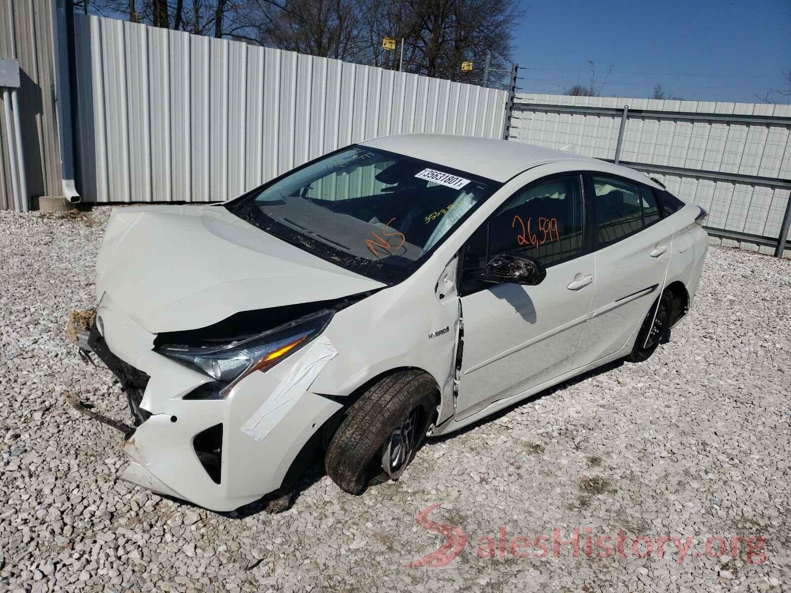 JTDKBRFU7J3583068 2018 TOYOTA PRIUS