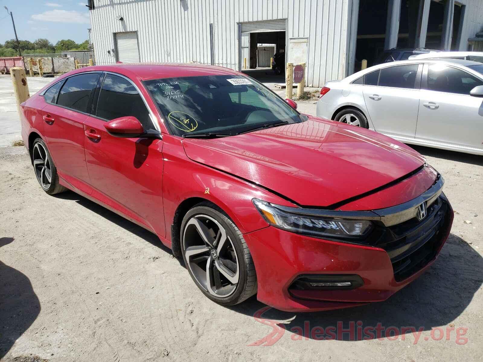 1HGCV1F3XKA001614 2019 HONDA ACCORD