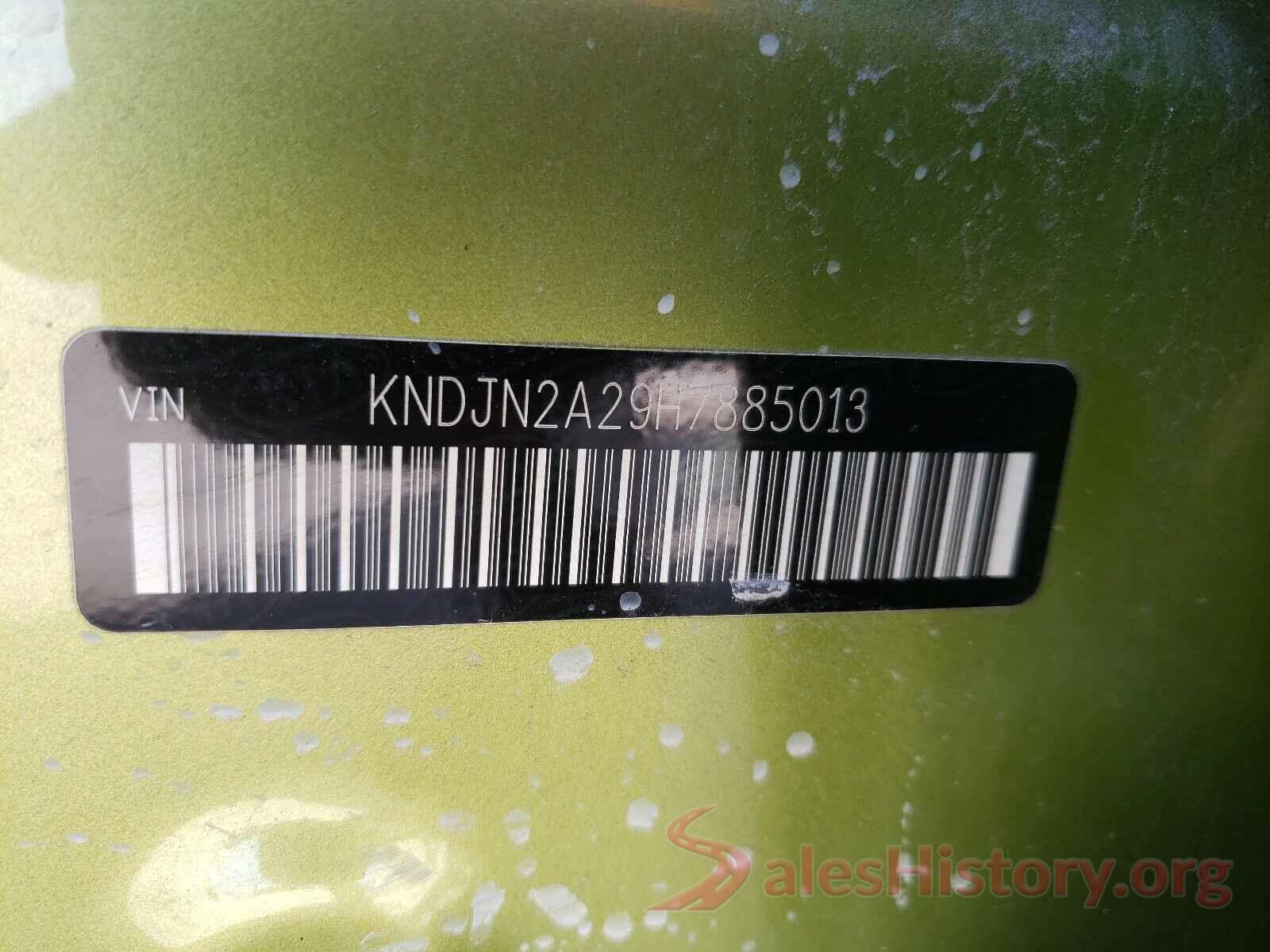 KNDJN2A29H7885013 2017 KIA SOUL