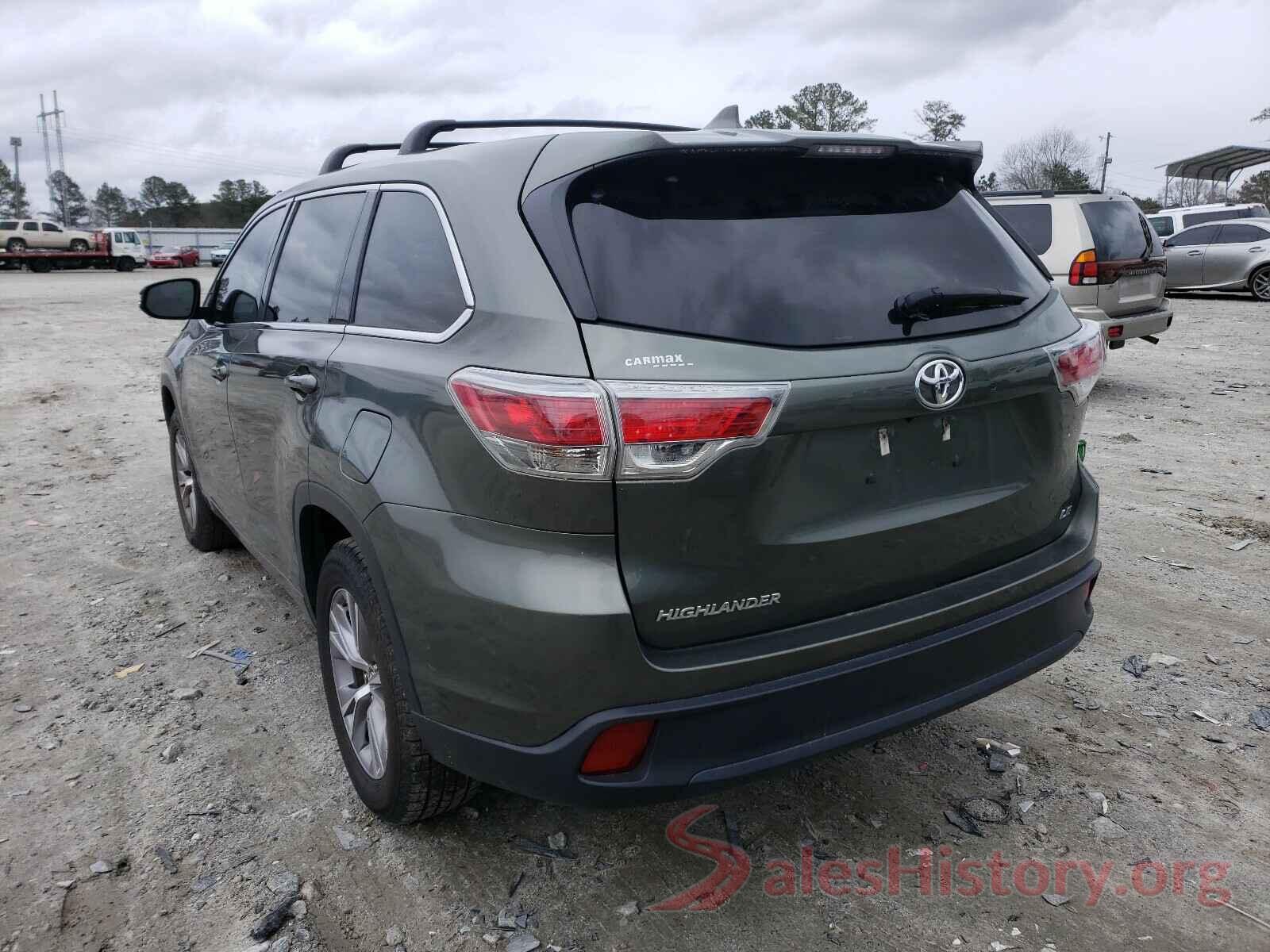 5TDZKRFH5GS142998 2016 TOYOTA HIGHLANDER