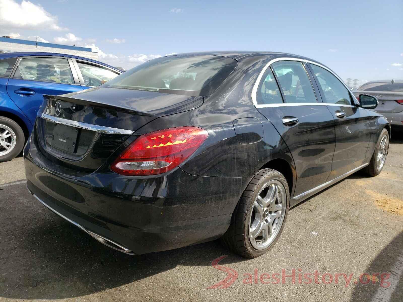 55SWF4JB1HU229668 2017 MERCEDES-BENZ C CLASS