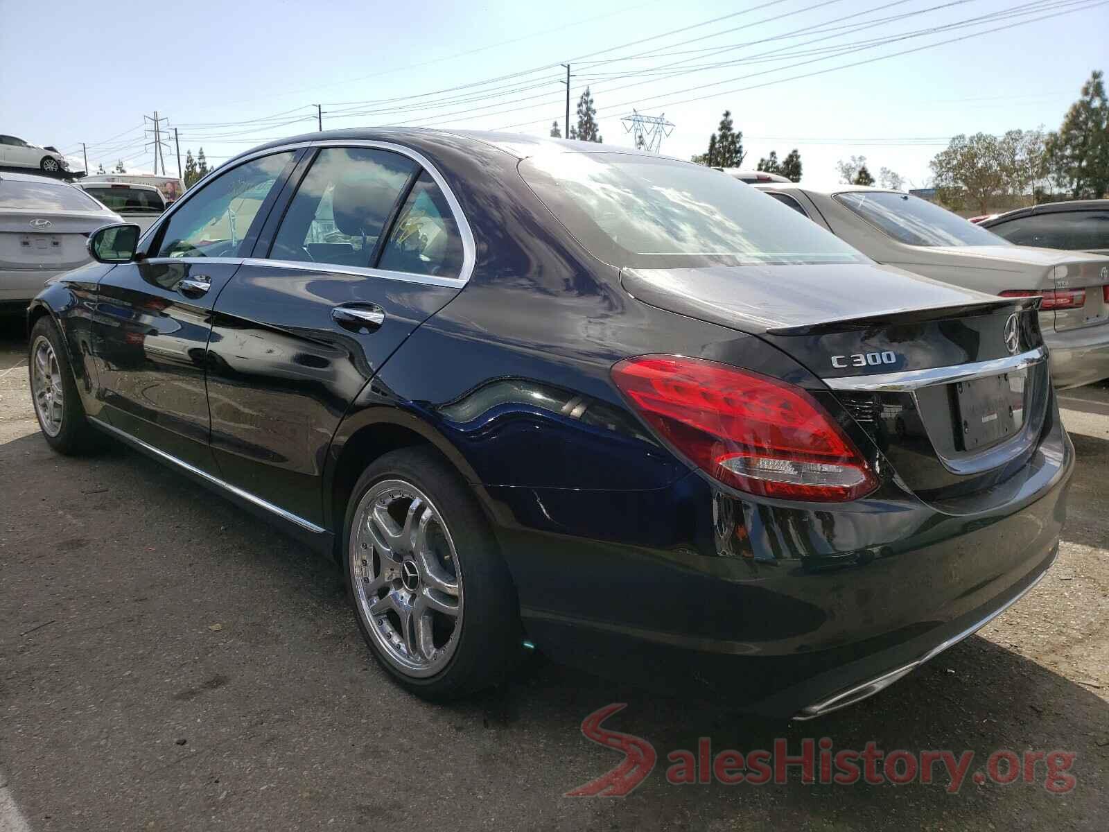 55SWF4JB1HU229668 2017 MERCEDES-BENZ C CLASS