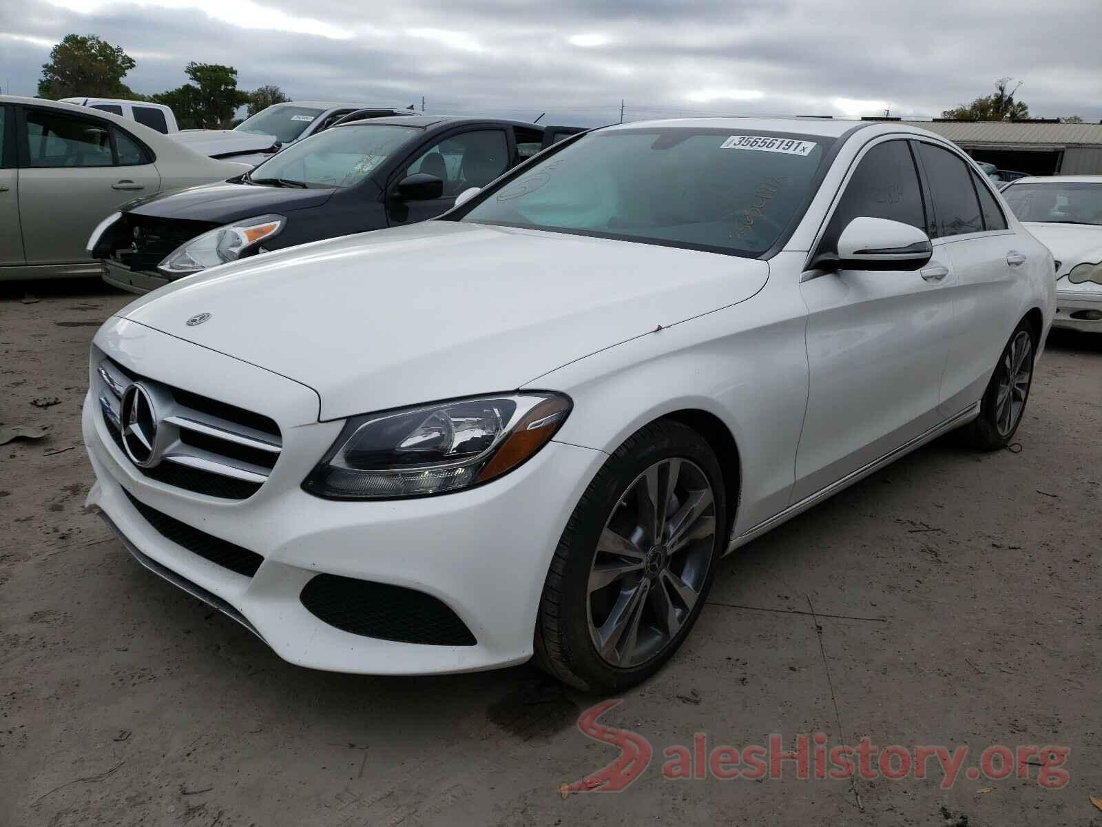 55SWF4JB8JU246120 2018 MERCEDES-BENZ C CLASS