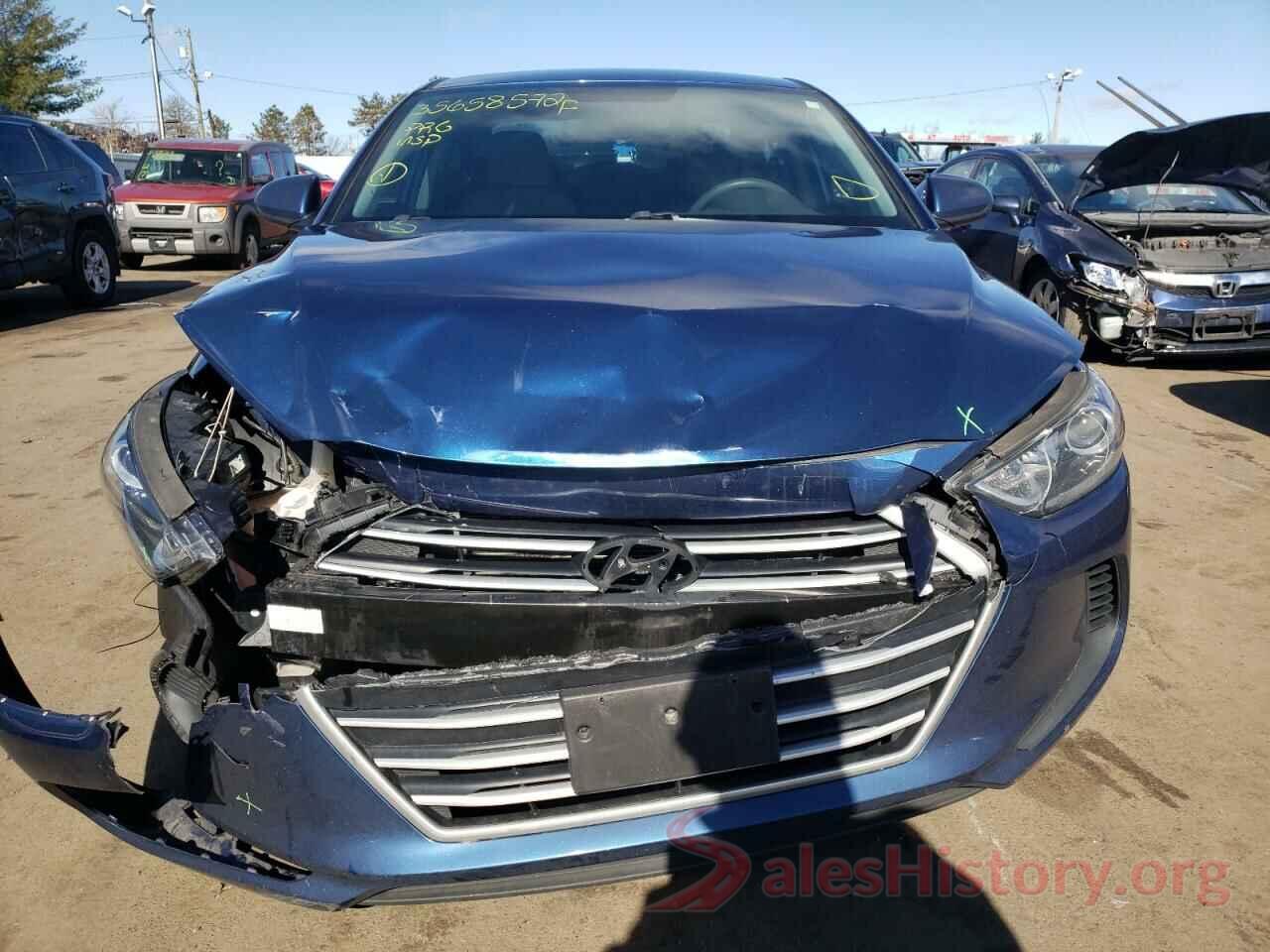 5NPD84LF2HH142737 2017 HYUNDAI ELANTRA