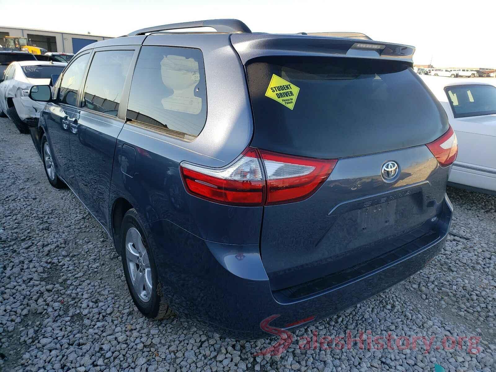 5TDKZ3DC9HS822308 2017 TOYOTA SIENNA