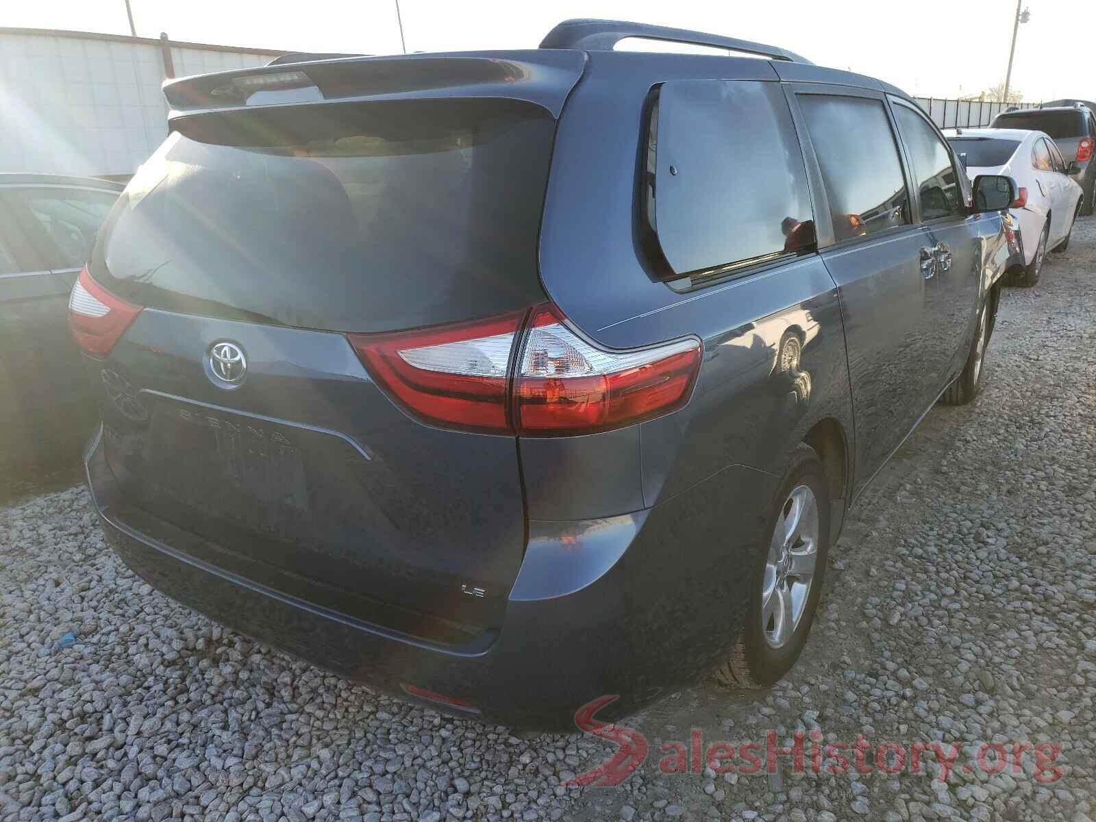 5TDKZ3DC9HS822308 2017 TOYOTA SIENNA