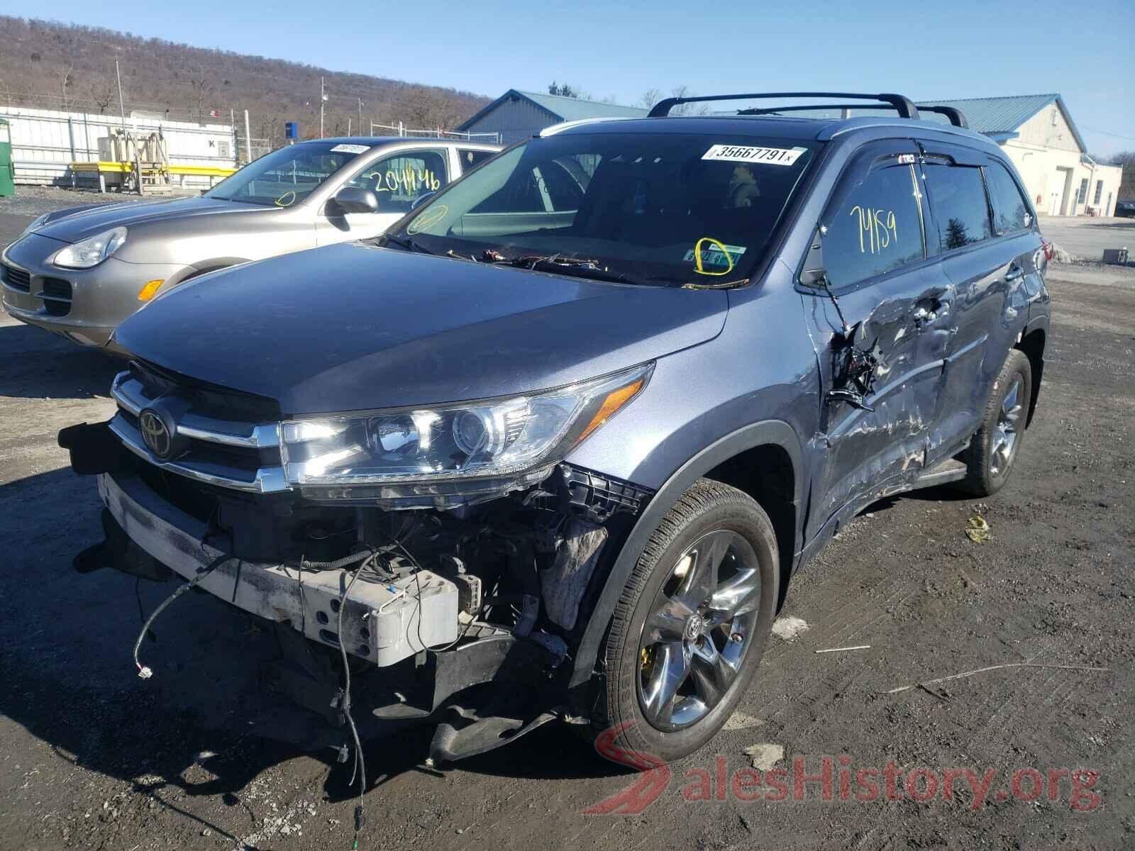 5TDDZRFHXHS403081 2017 TOYOTA HIGHLANDER