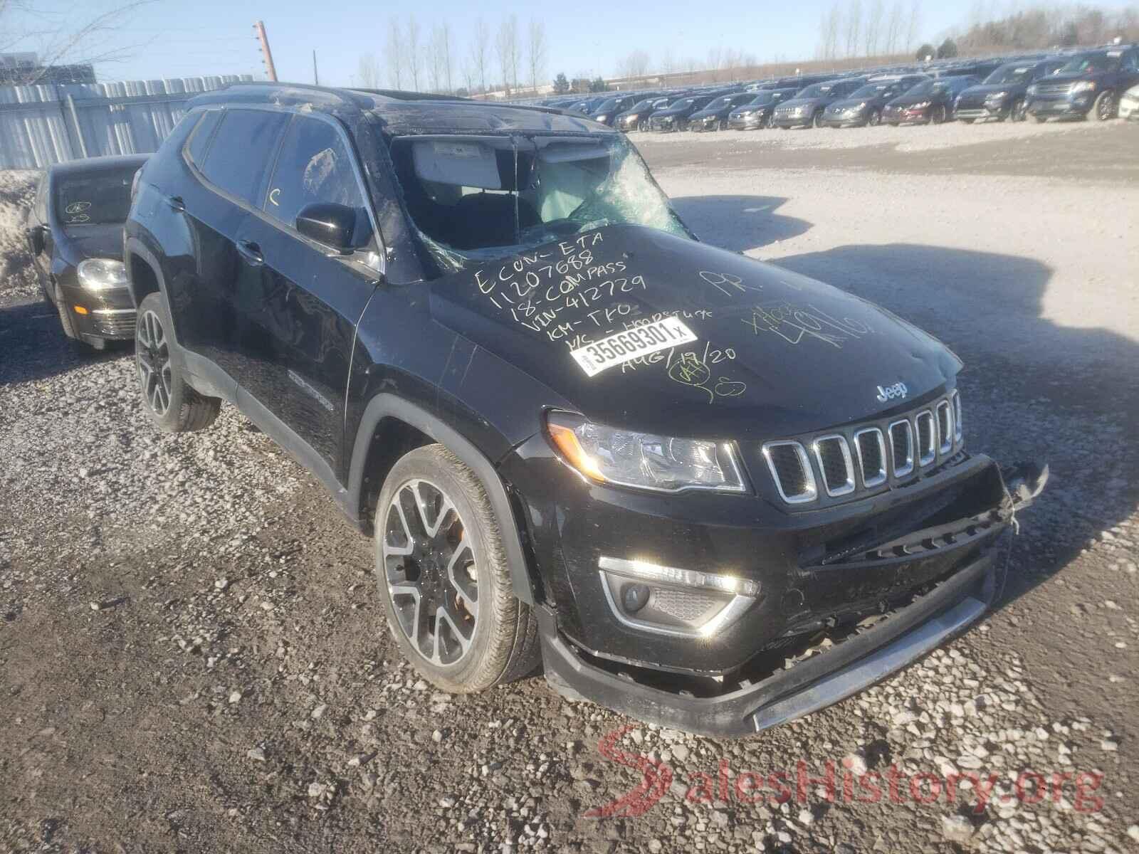 3C4NJDCB1JT412729 2018 JEEP COMPASS