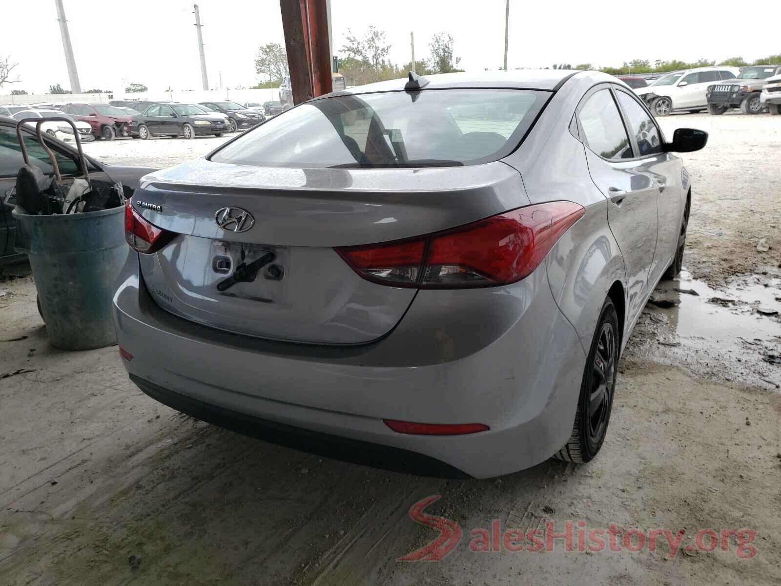 5NPDH4AE1GH736888 2016 HYUNDAI ELANTRA