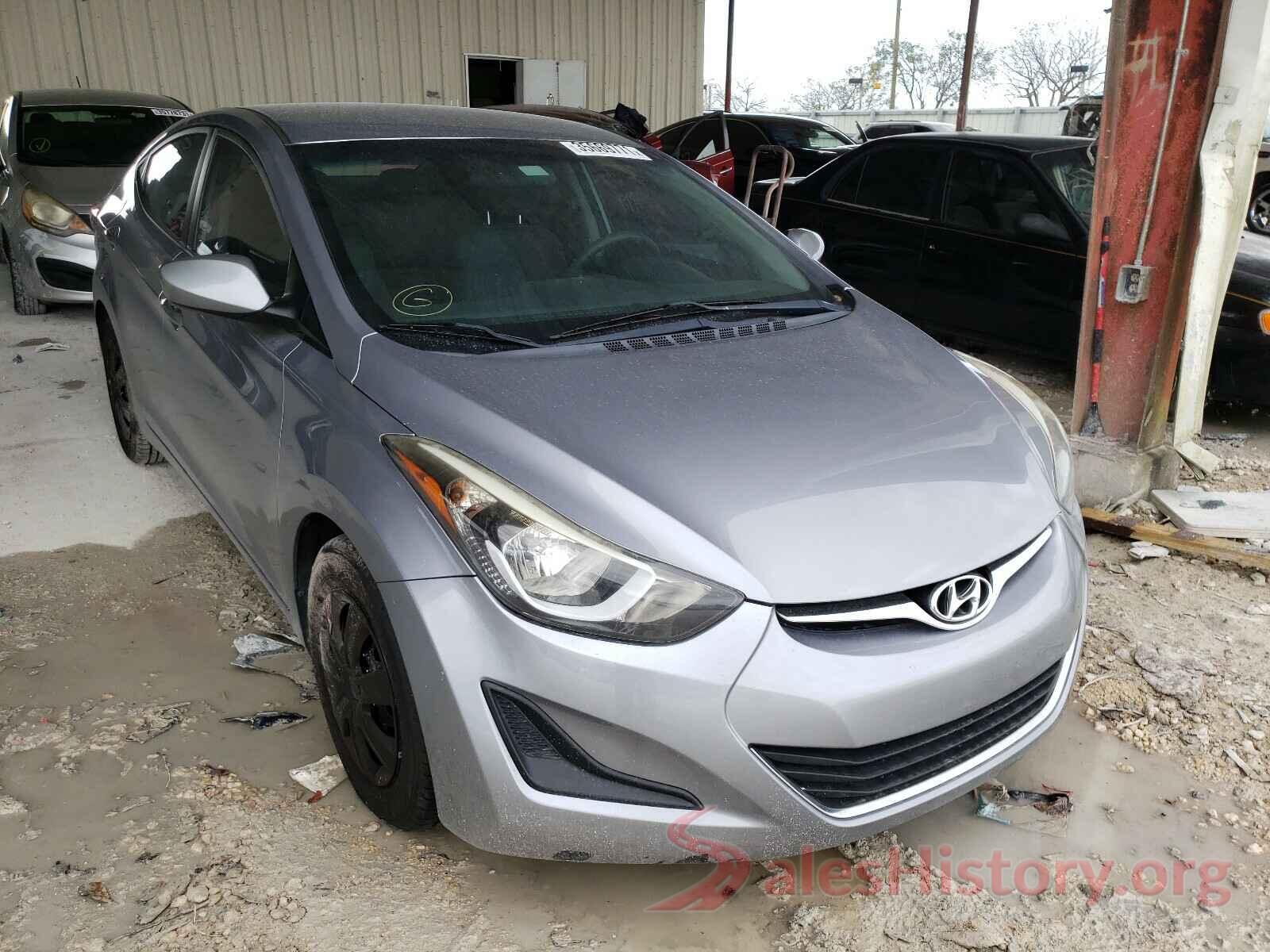 5NPDH4AE1GH736888 2016 HYUNDAI ELANTRA