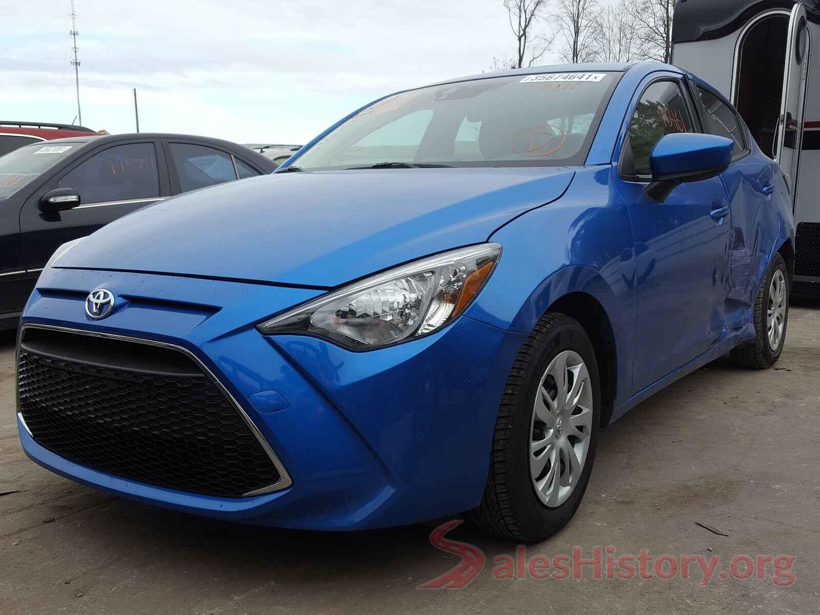 3MYDLBYV9KY500141 2019 TOYOTA YARIS