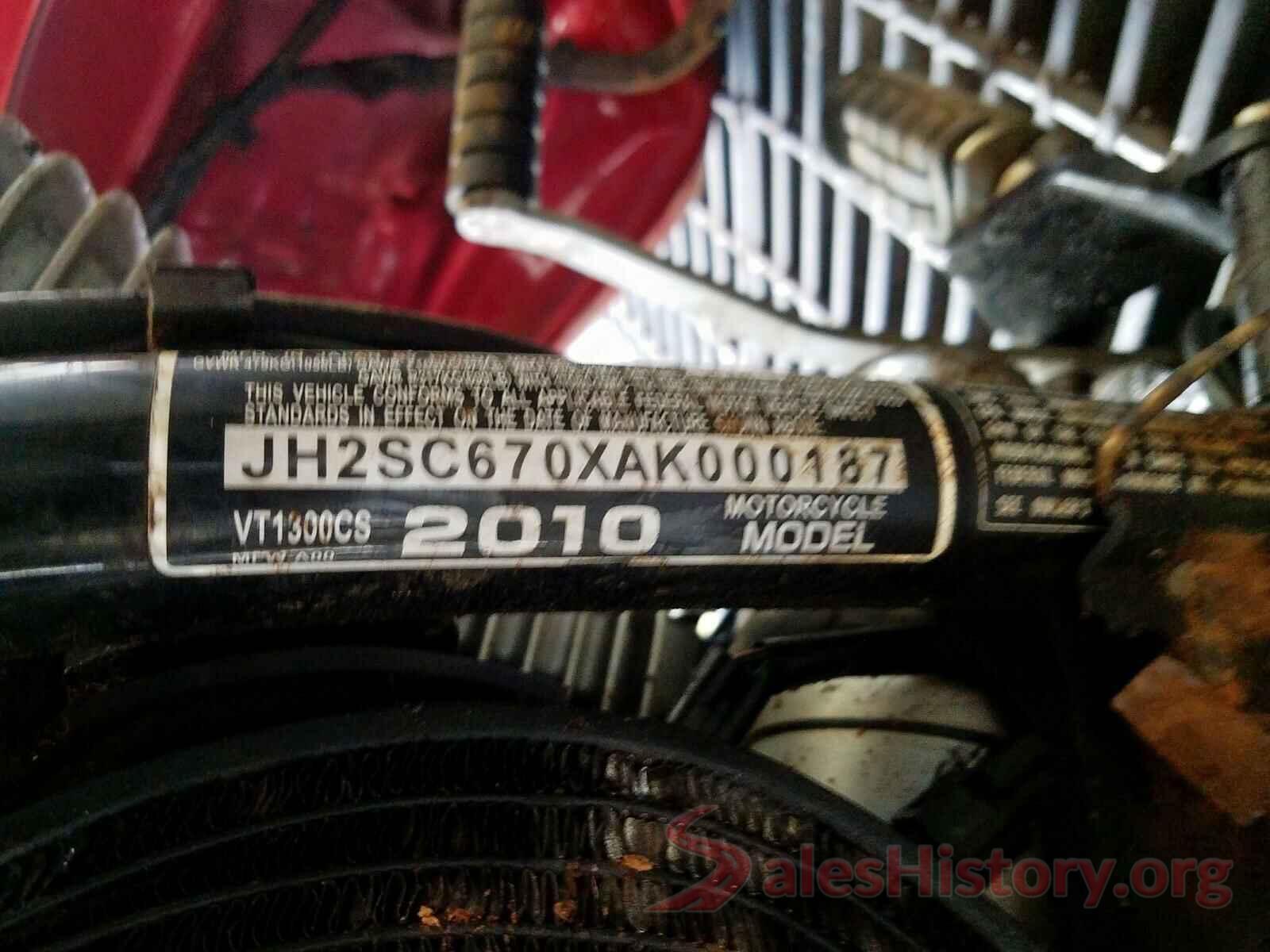 JH2SC670XAK000187 2010 HONDA VT CYCLE