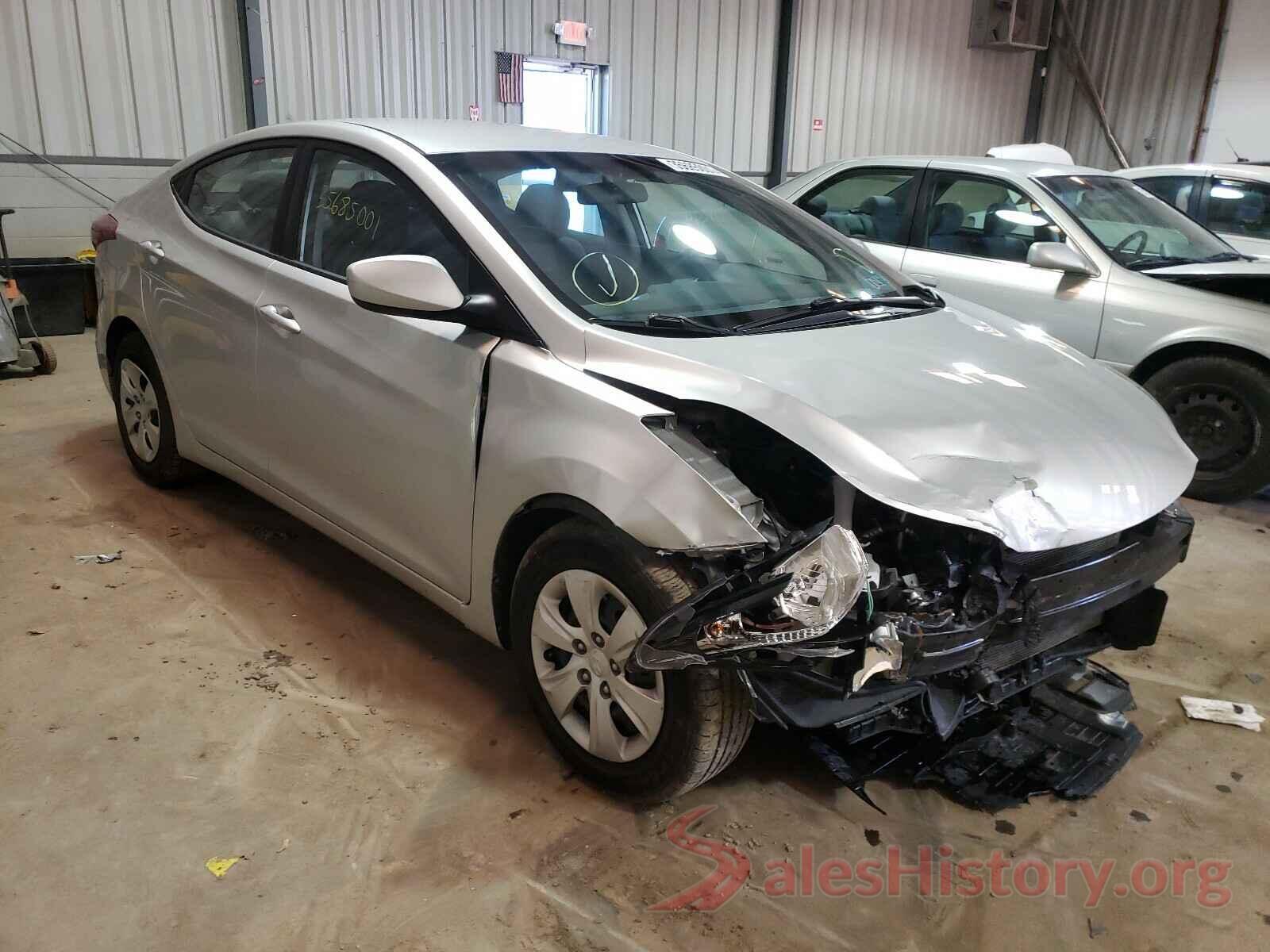 5NPDH4AE3GH735533 2016 HYUNDAI ELANTRA