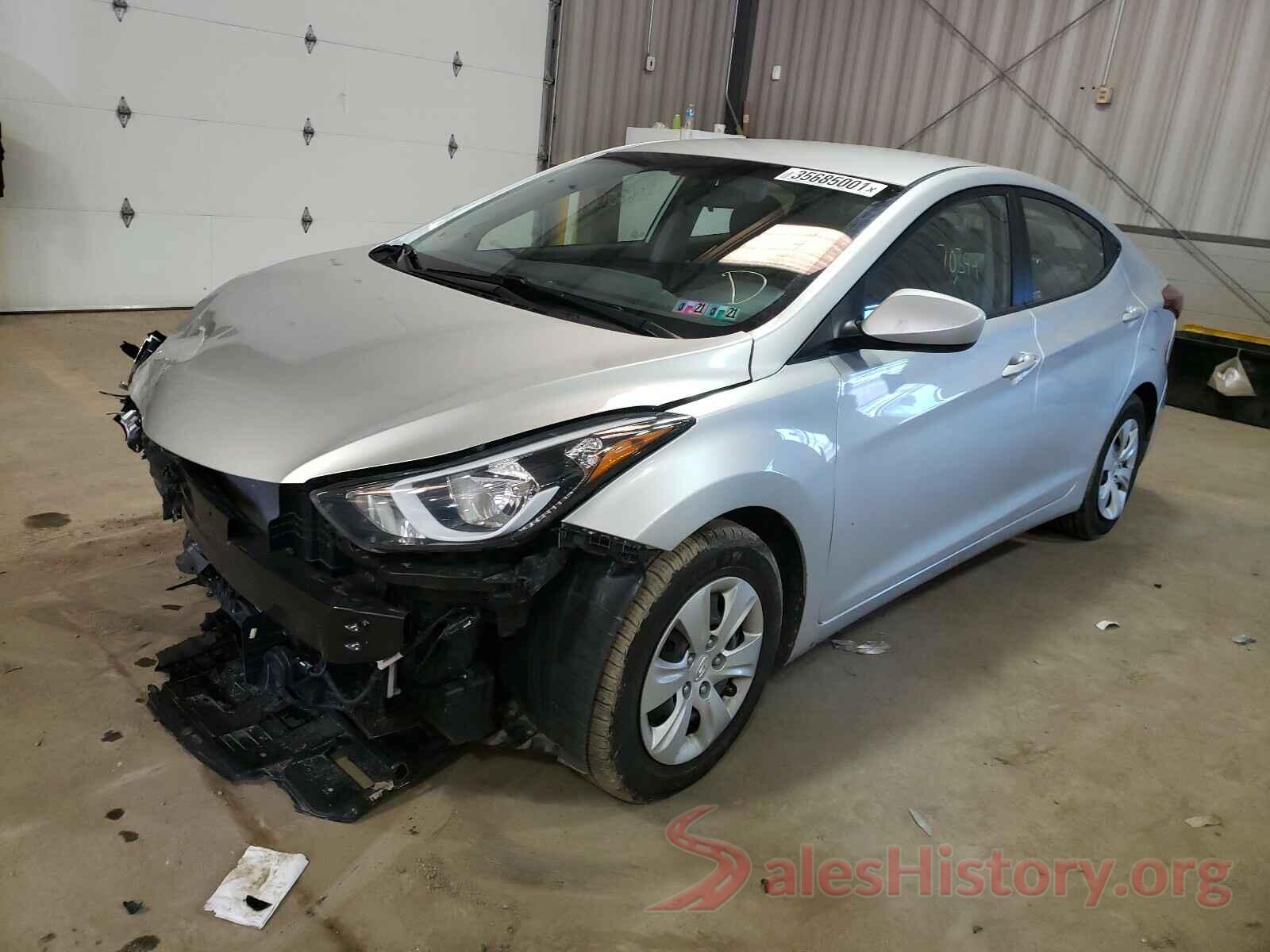 5NPDH4AE3GH735533 2016 HYUNDAI ELANTRA