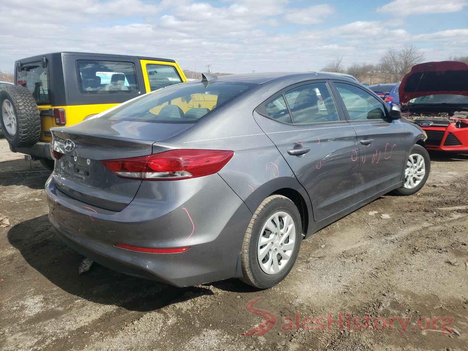 5NPD74LF4JH376032 2018 HYUNDAI ELANTRA