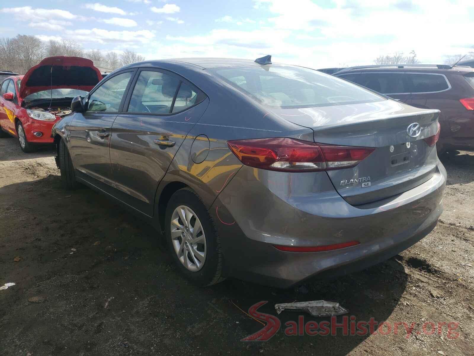 5NPD74LF4JH376032 2018 HYUNDAI ELANTRA