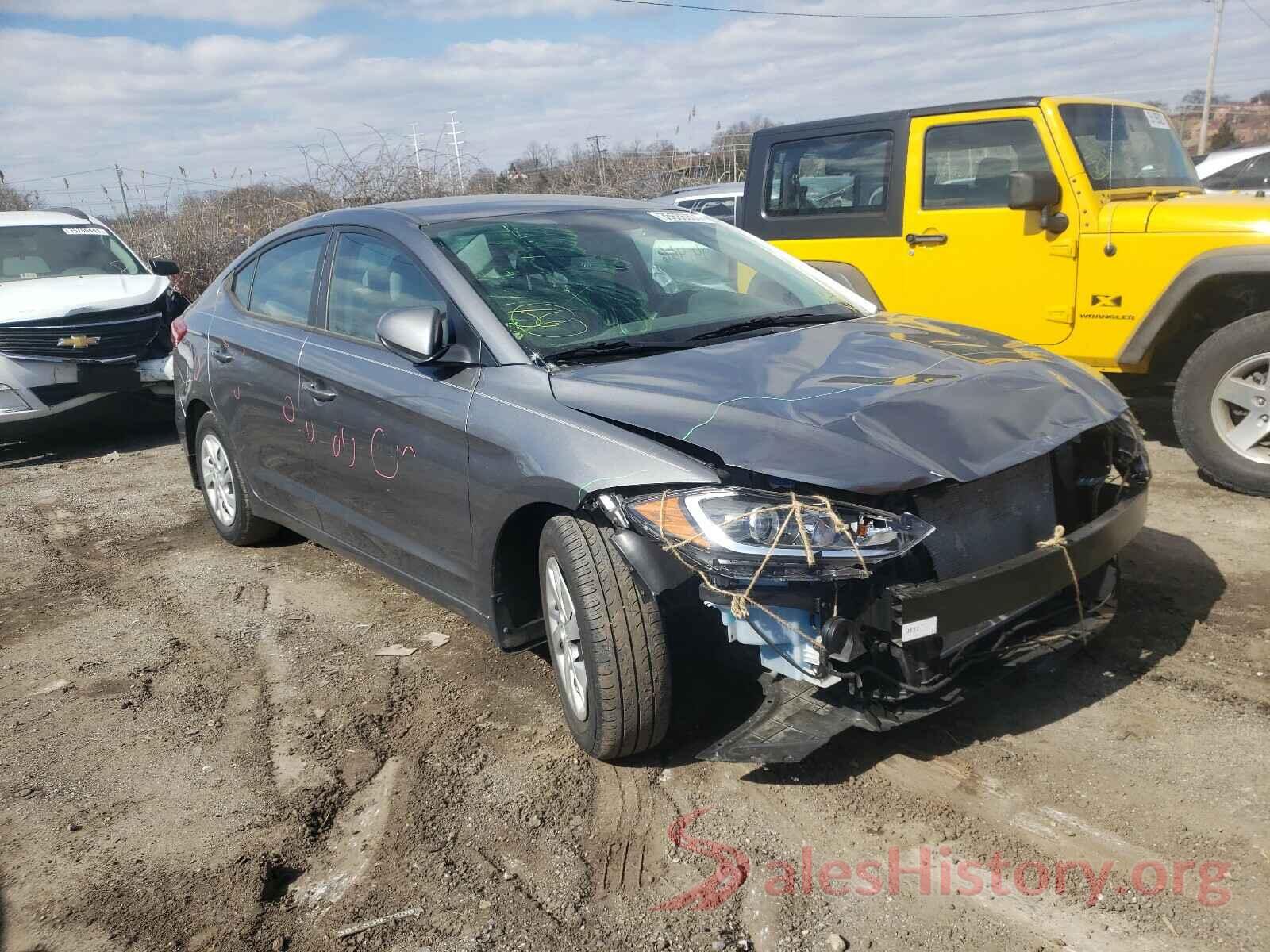 5NPD74LF4JH376032 2018 HYUNDAI ELANTRA