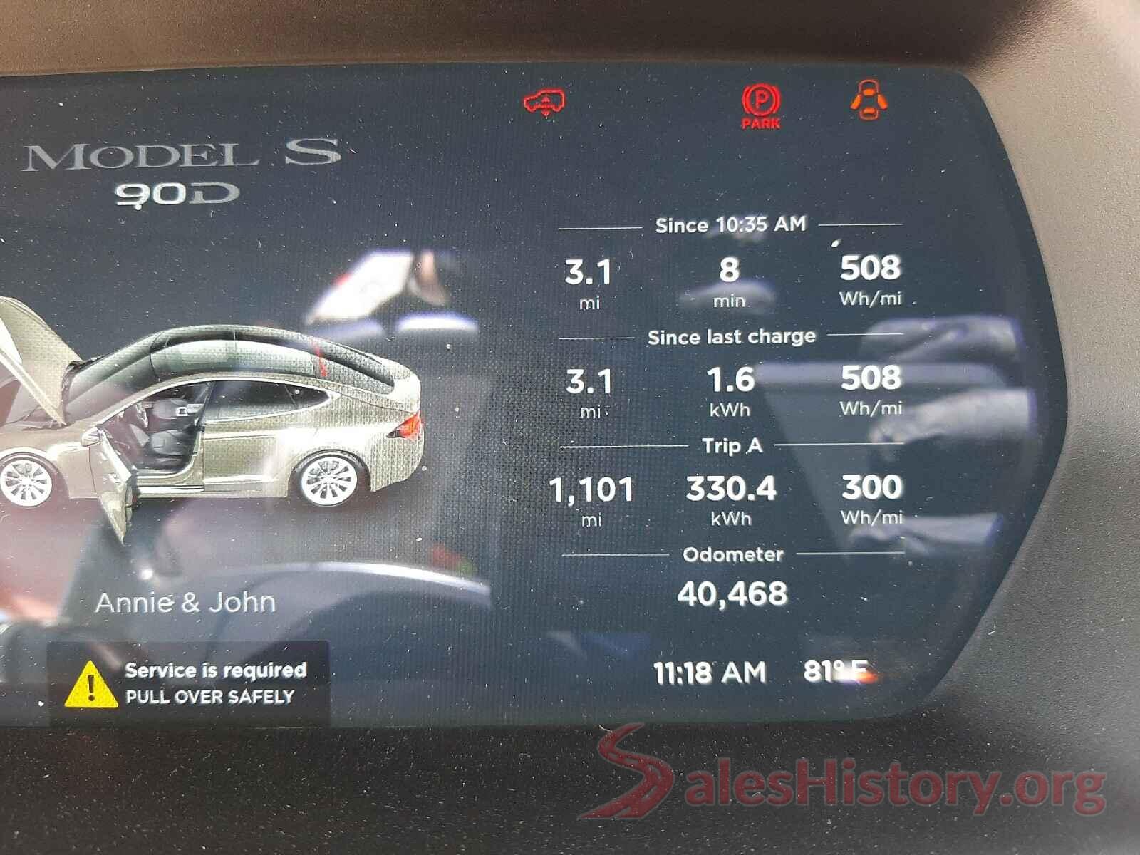 5YJSA1E23GF148743 2016 TESLA MODEL S