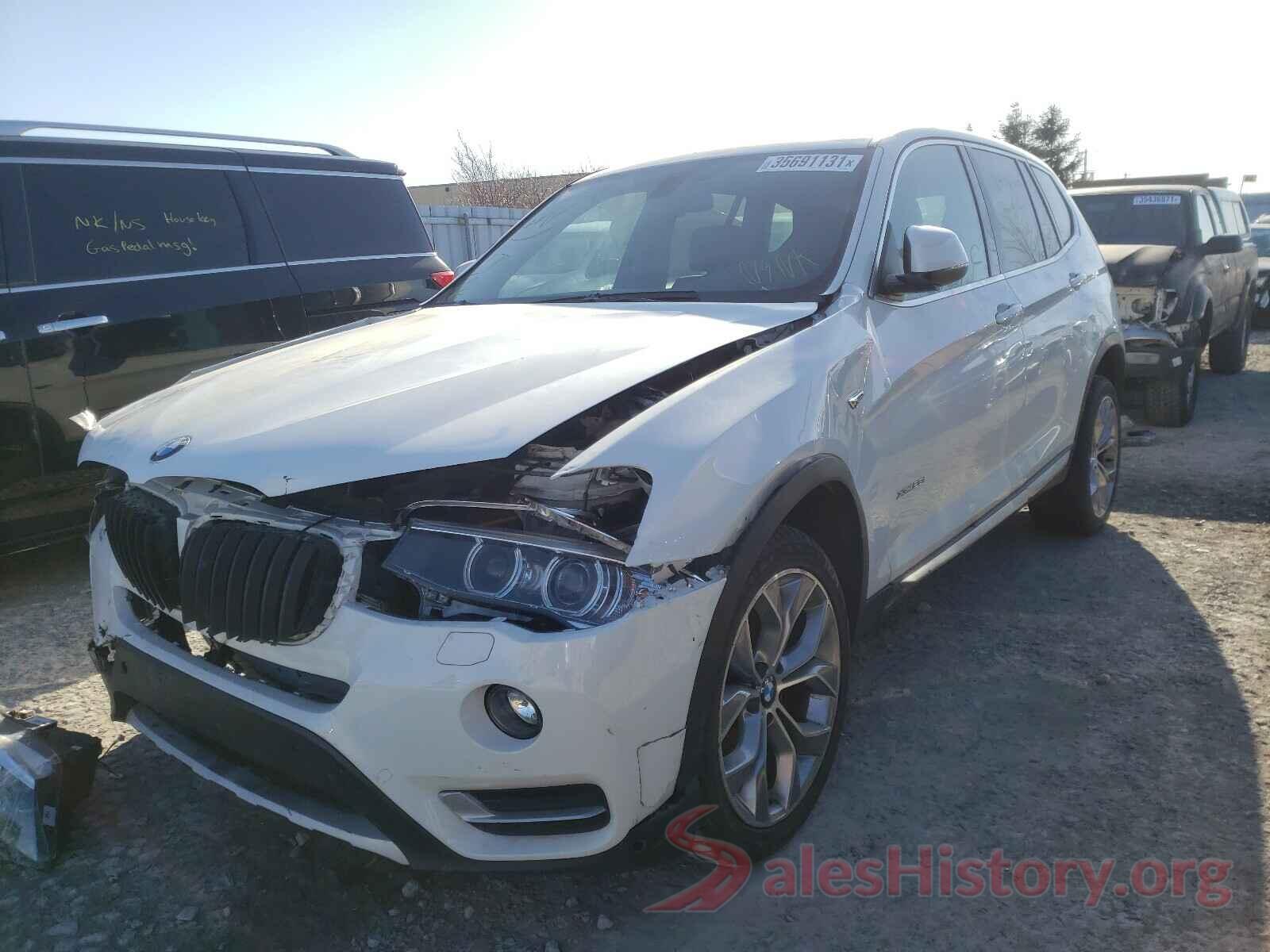 5UXWX9C55G0D74391 2016 BMW X3