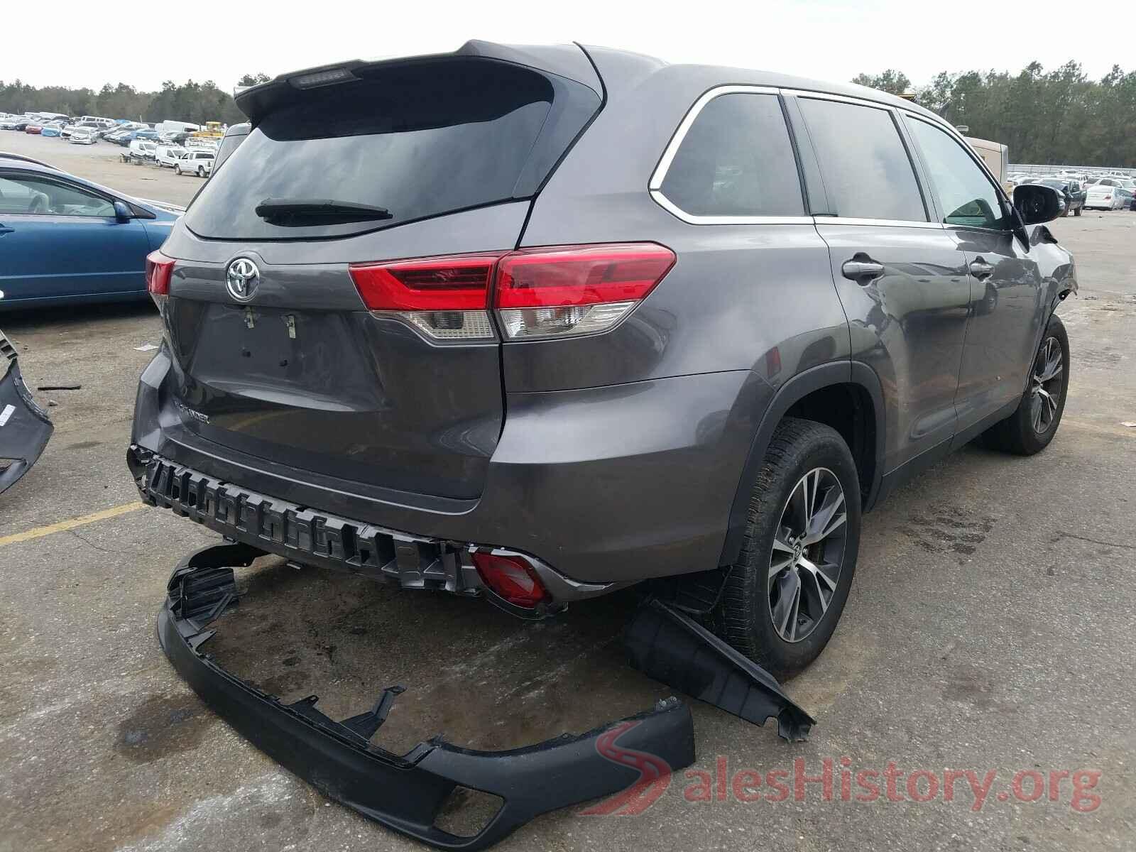 5TDZARFH7KS053221 2019 TOYOTA HIGHLANDER