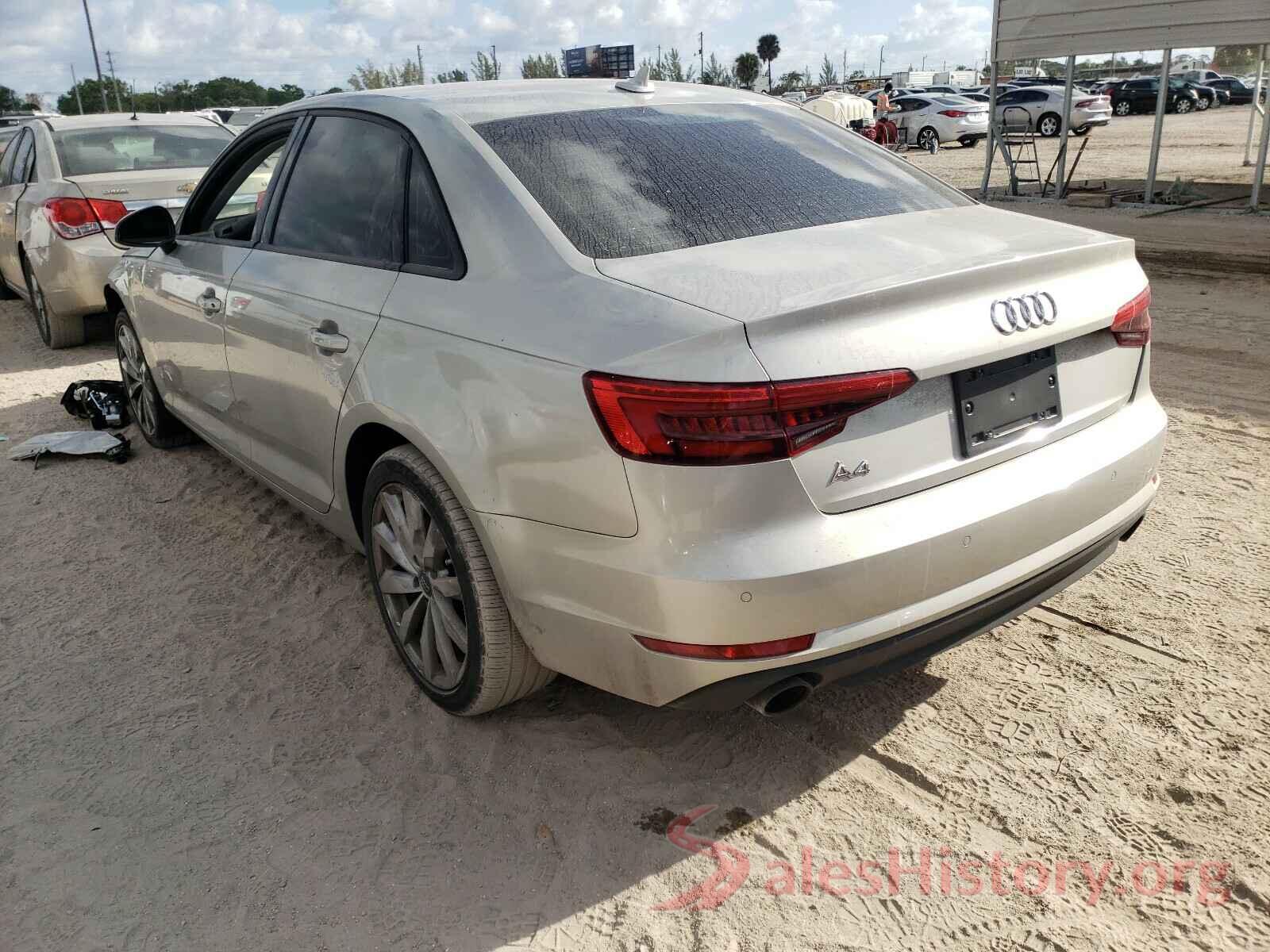 WAUGNAF41HN013058 2017 AUDI A4