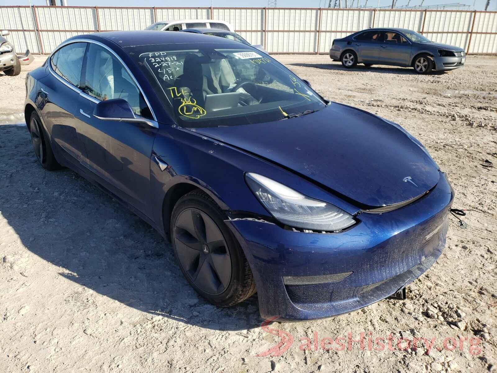 5YJ3E1EA6JF124721 2018 TESLA MODEL 3