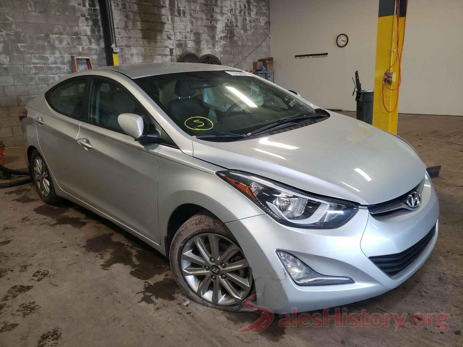 5NPDH4AE4GH680073 2016 HYUNDAI ELANTRA