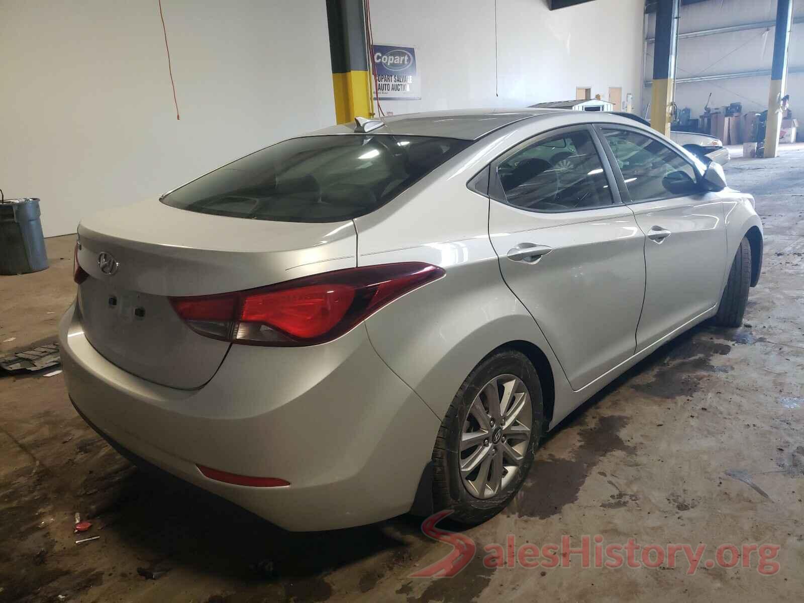 5NPDH4AE4GH680073 2016 HYUNDAI ELANTRA