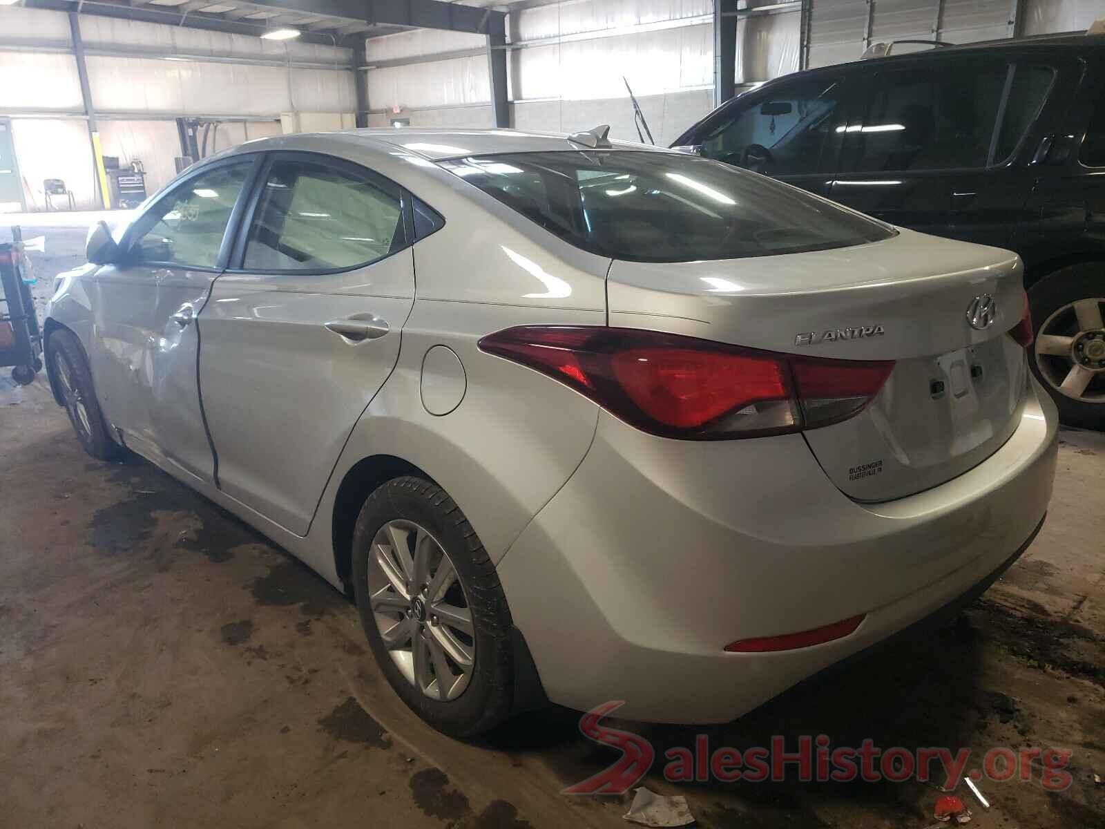 5NPDH4AE4GH680073 2016 HYUNDAI ELANTRA