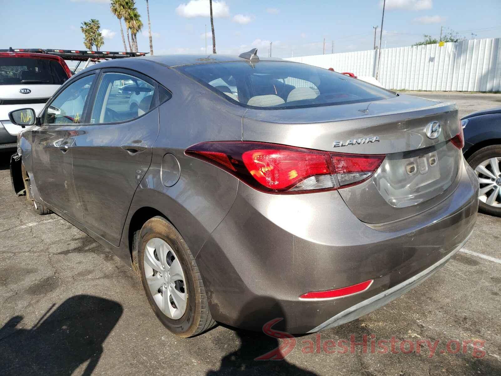 5NPDH4AE9GH752398 2016 HYUNDAI ELANTRA